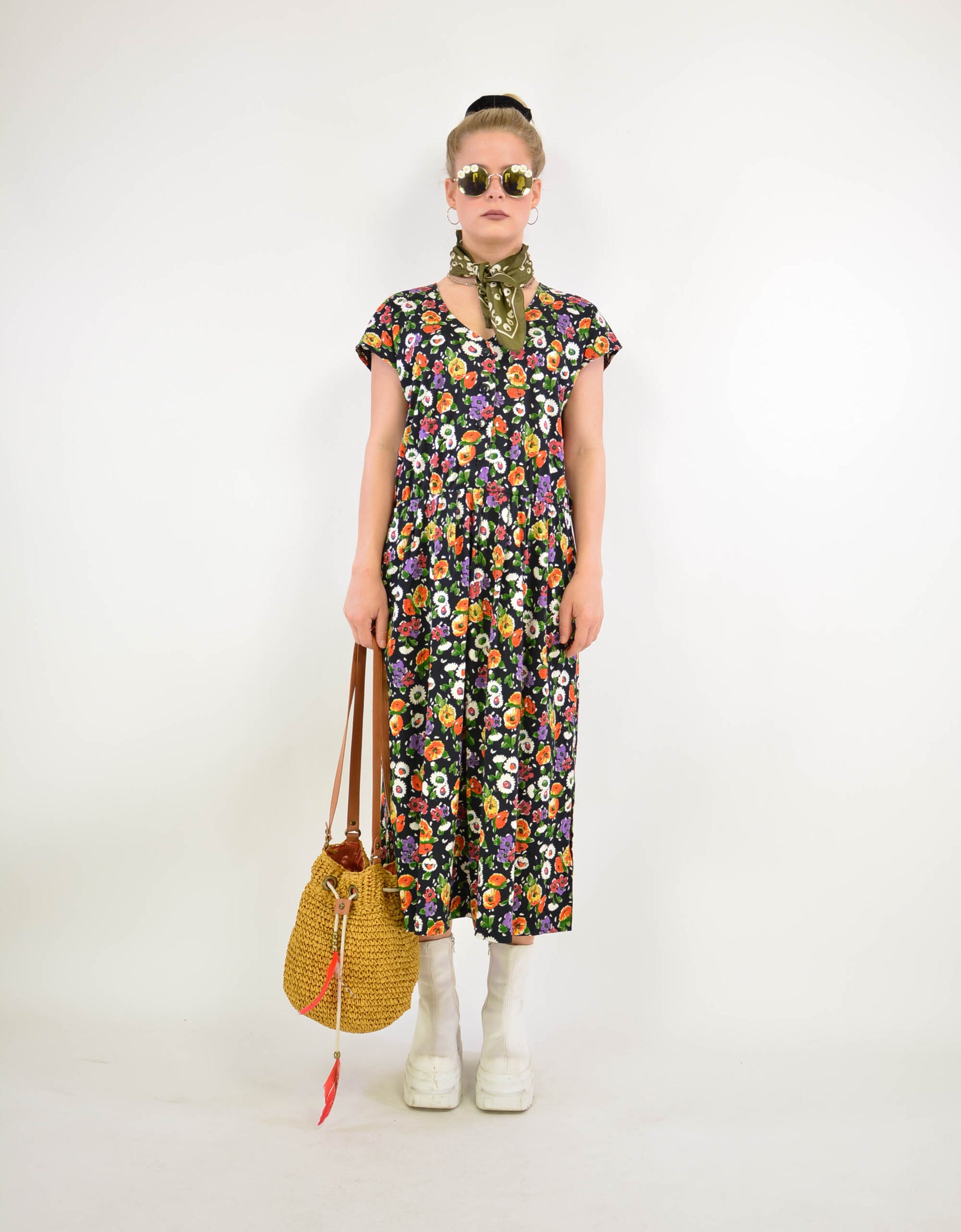 Flower dress - PICKNWEIGHT - VINTAGE KILO STORE