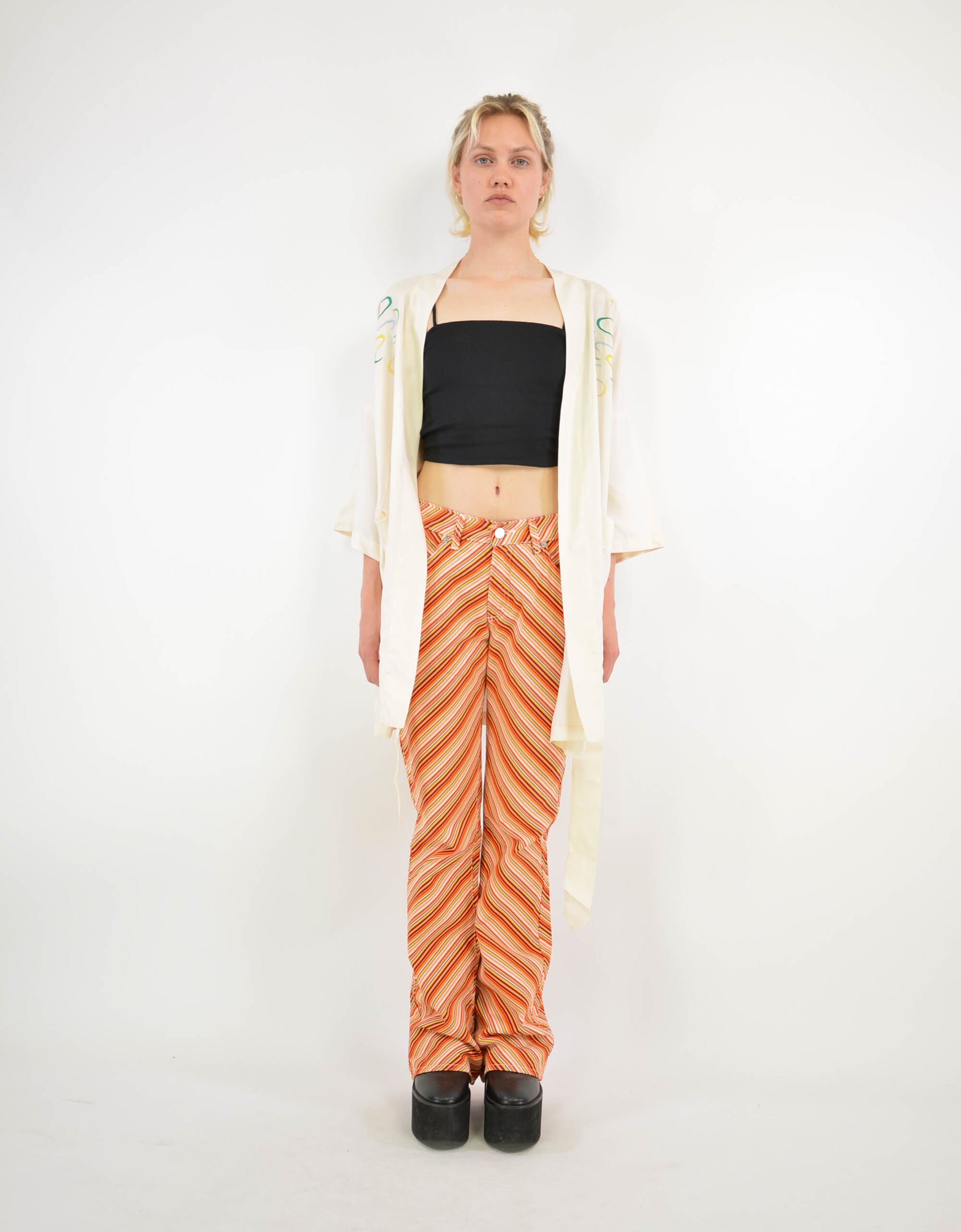 Silk kimono - PICKNWEIGHT - VINTAGE KILO STORE