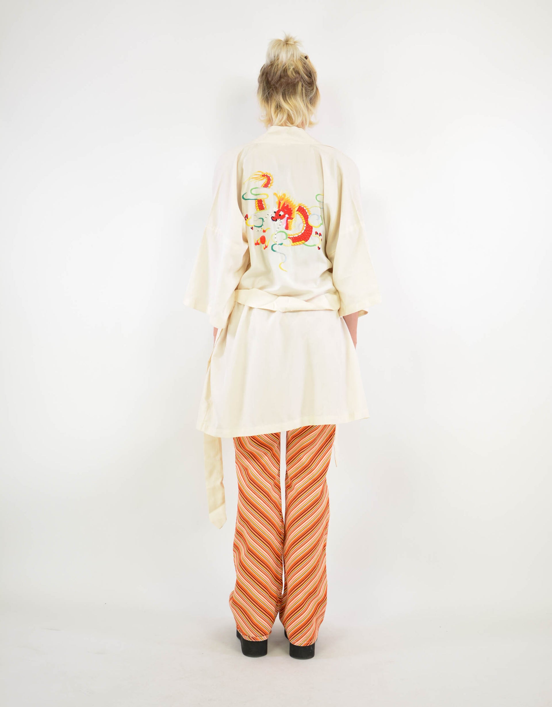 Silk kimono - PICKNWEIGHT - VINTAGE KILO STORE