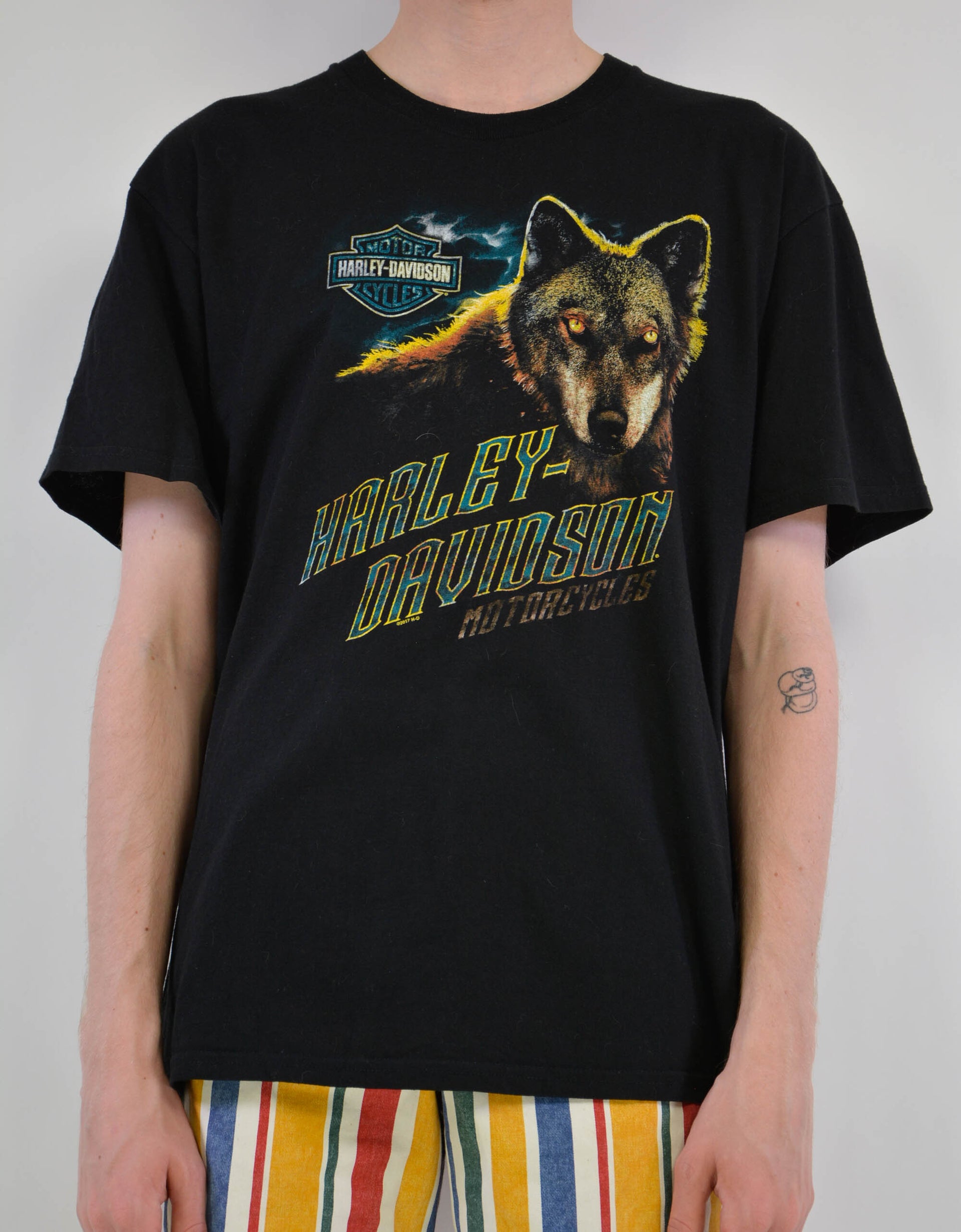 Harley print tee - PICKNWEIGHT - VINTAGE KILO STORE