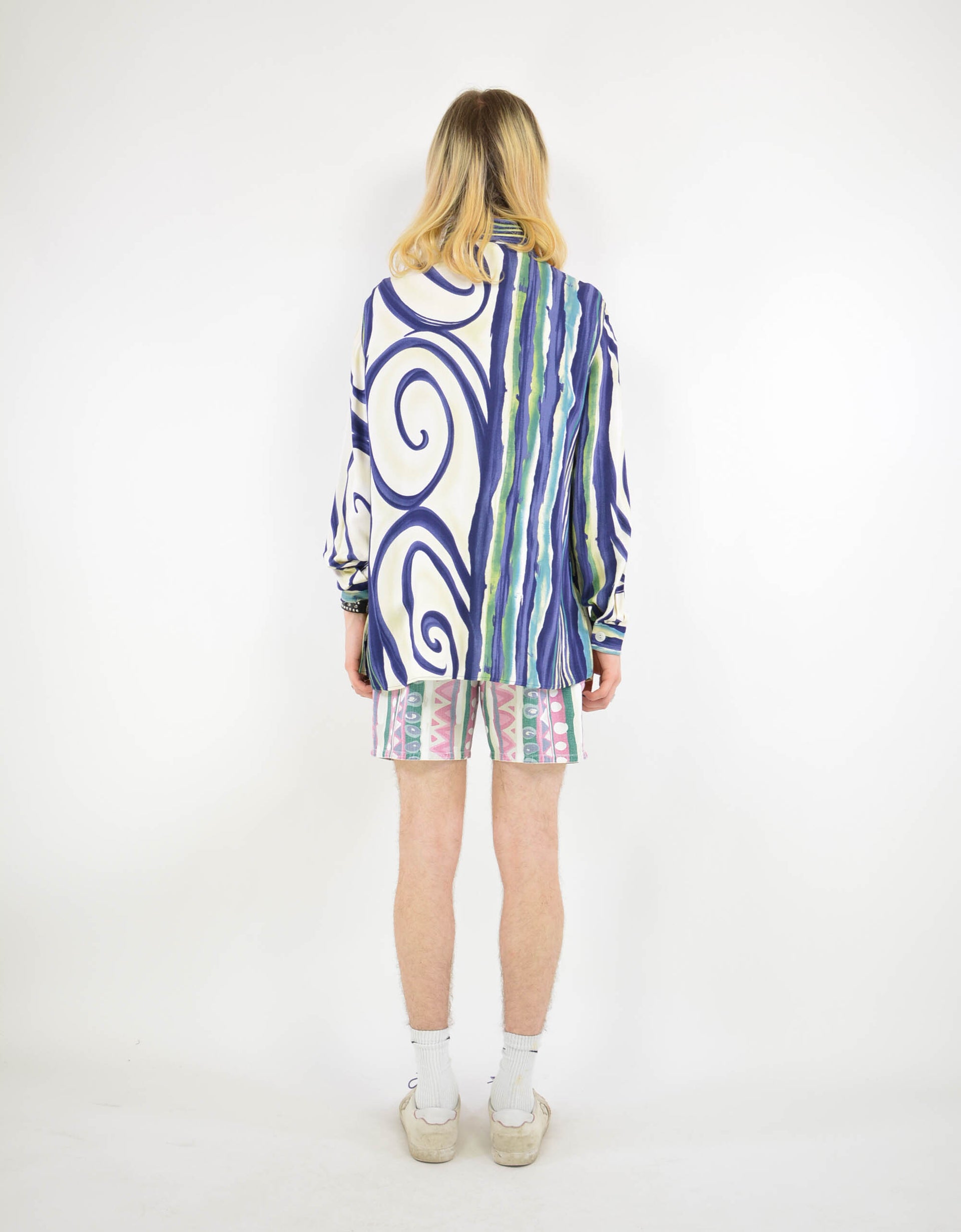 90s print blouse - PICKNWEIGHT - VINTAGE KILO STORE
