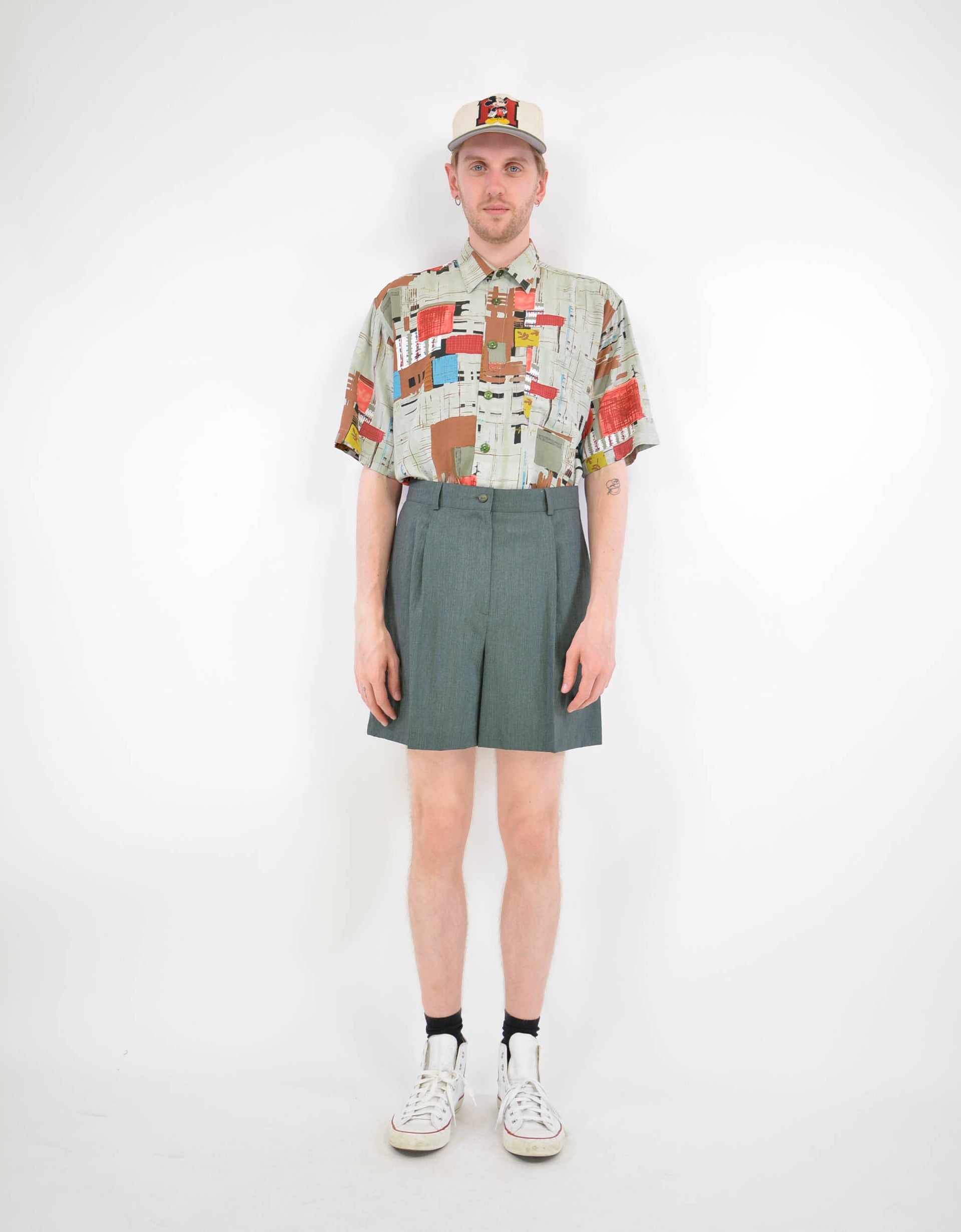 80s print shirt - PICKNWEIGHT - VINTAGE KILO STORE