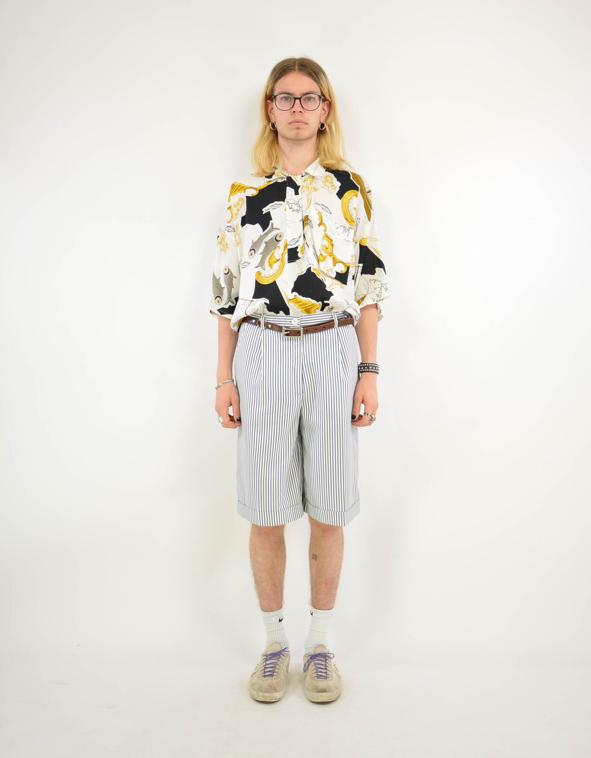Baroque print blouse - PICKNWEIGHT - VINTAGE KILO STORE