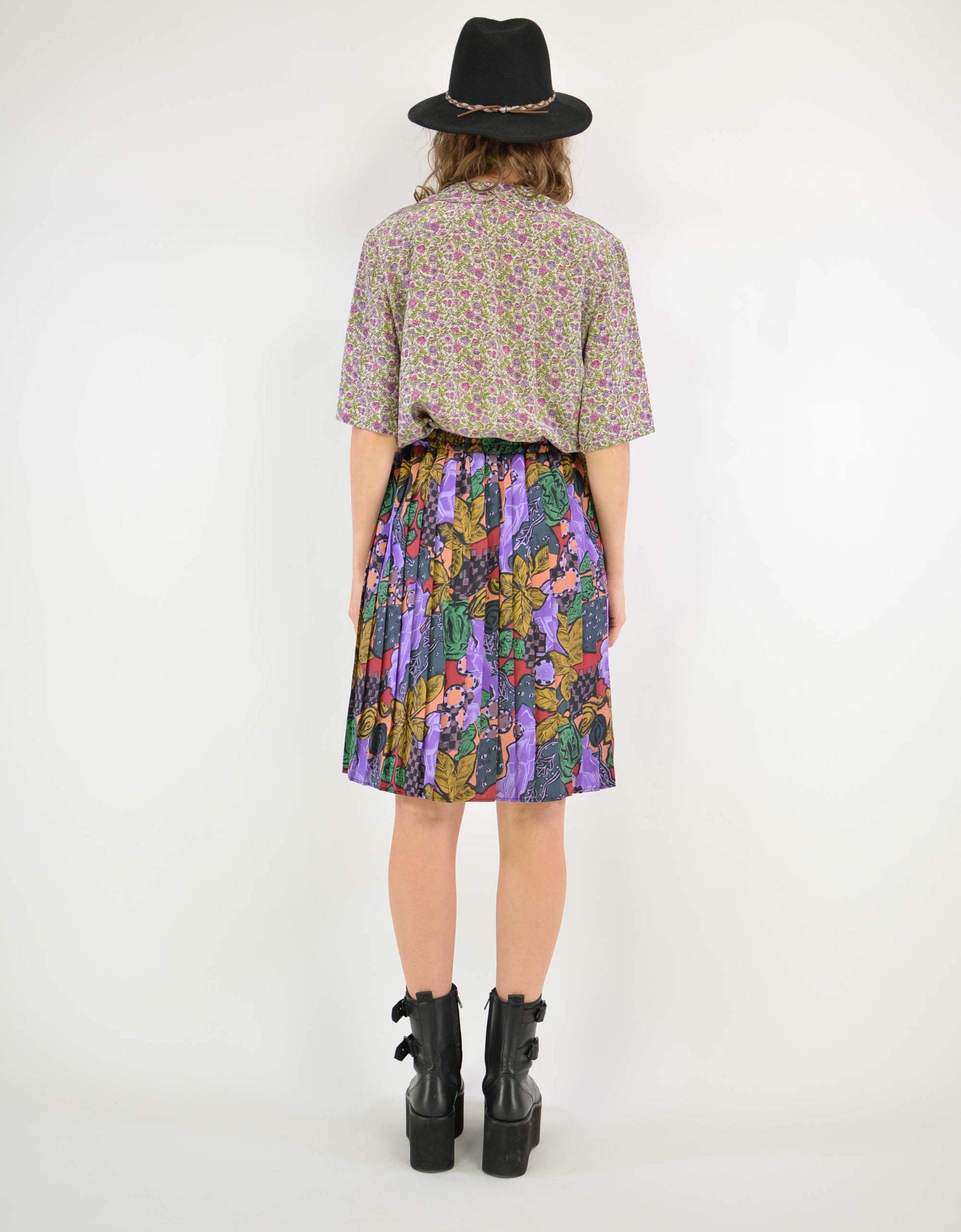 Flowers blouse - PICKNWEIGHT - VINTAGE KILO STORE
