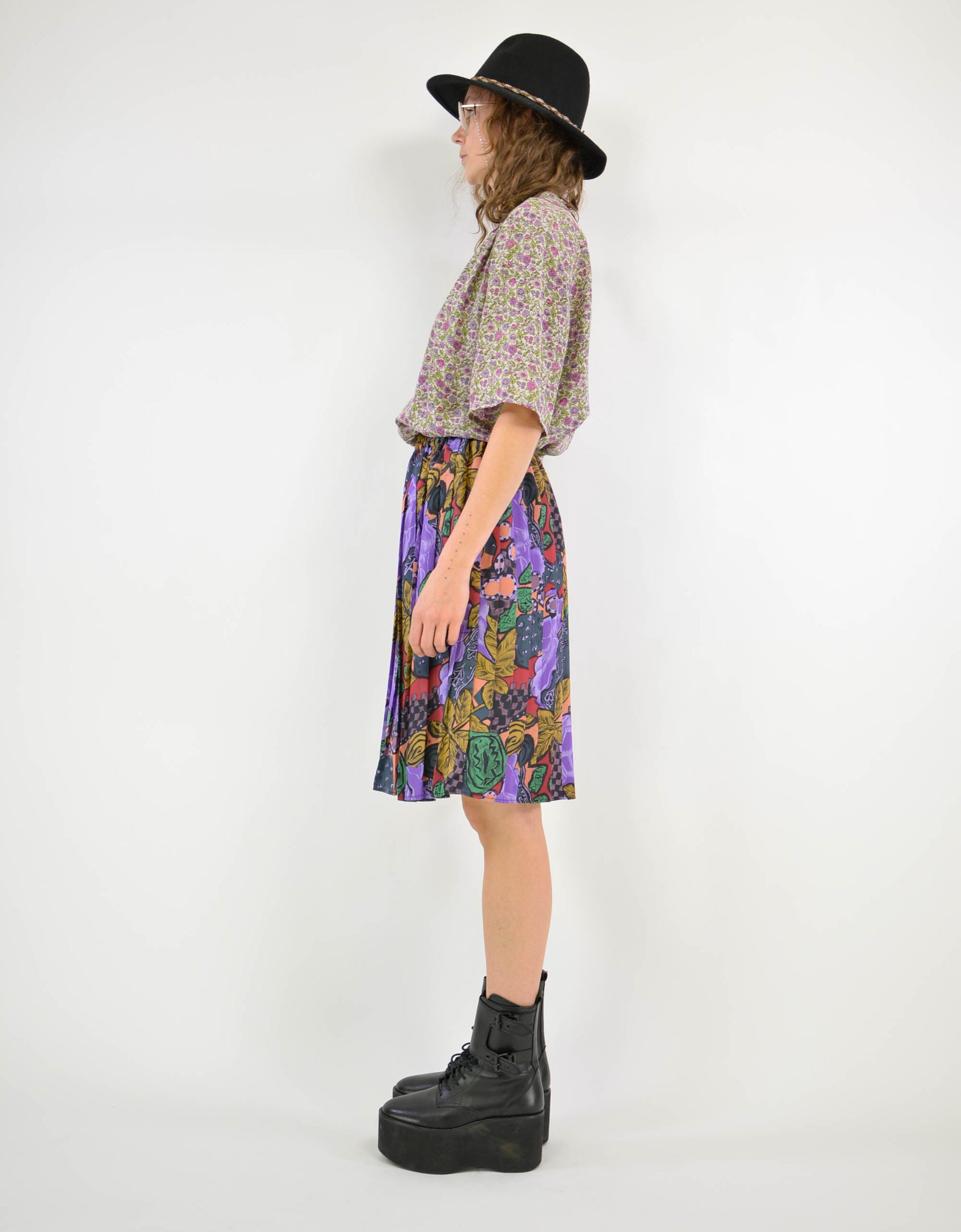 Flowers blouse - PICKNWEIGHT - VINTAGE KILO STORE