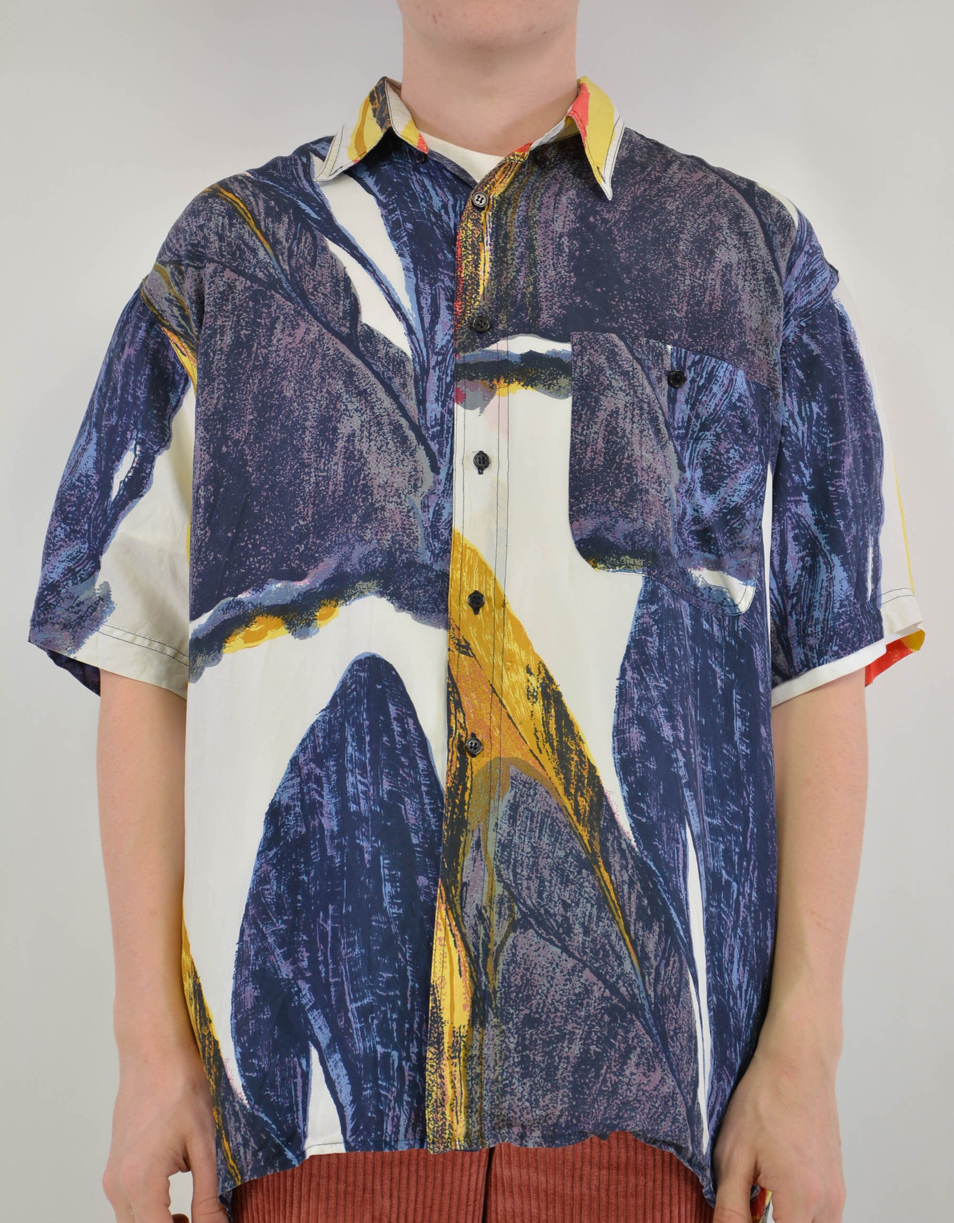 80s silk shirt - PICKNWEIGHT - VINTAGE KILO STORE