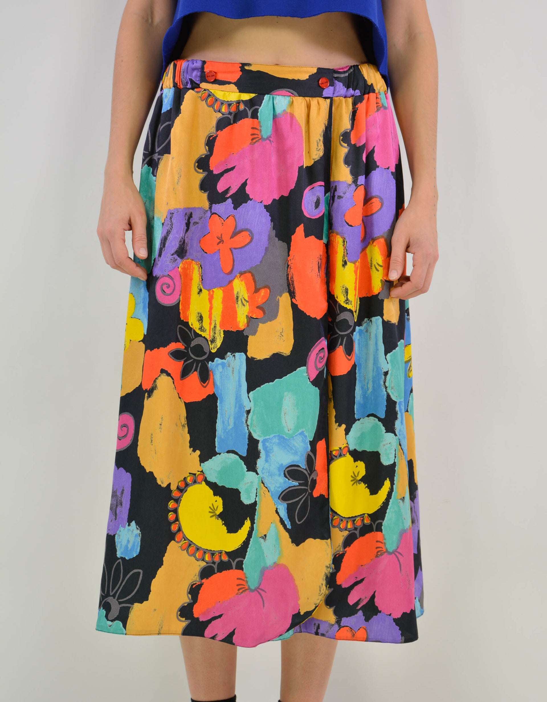 Flower skirt - PICKNWEIGHT - VINTAGE KILO STORE