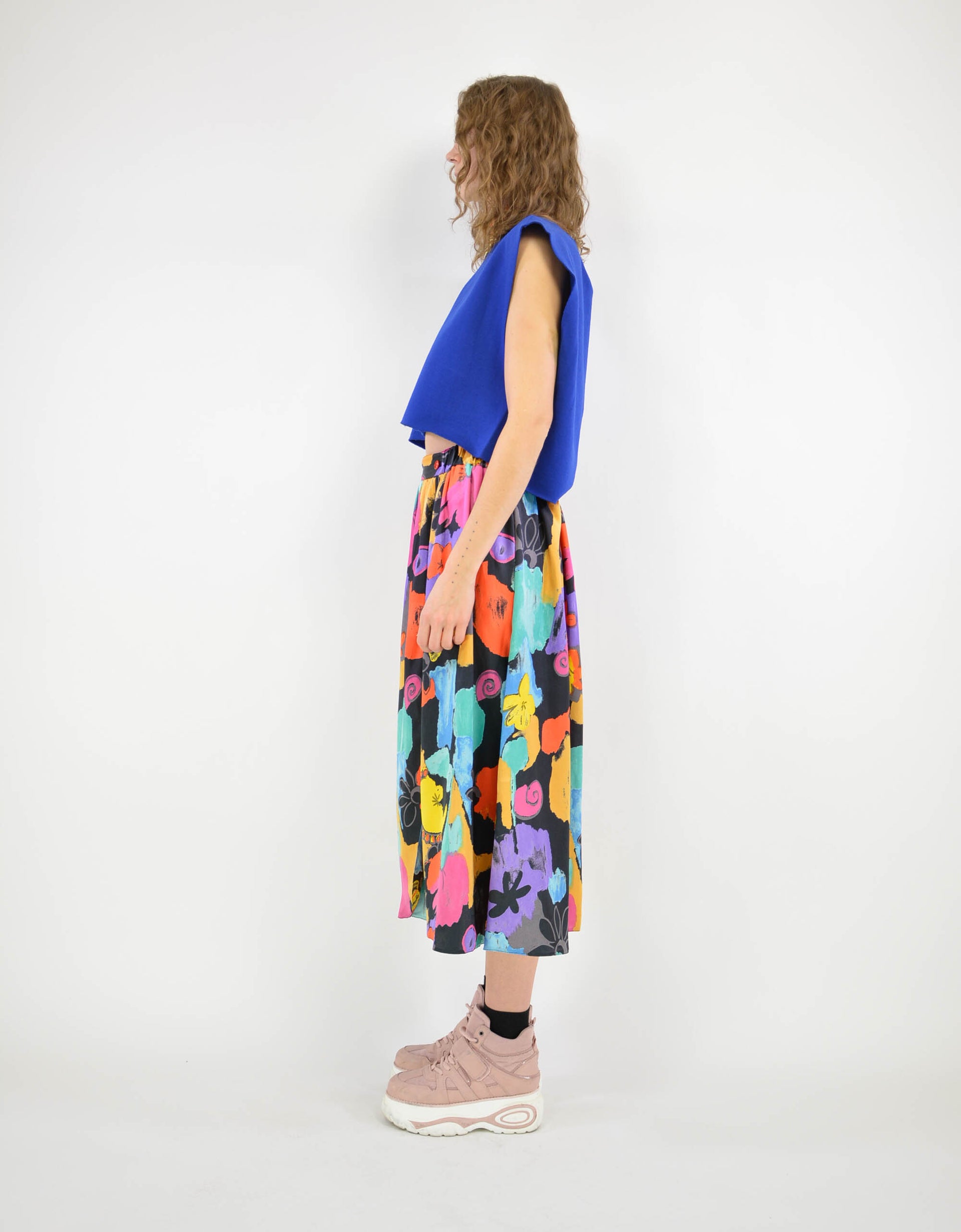 Flower skirt - PICKNWEIGHT - VINTAGE KILO STORE