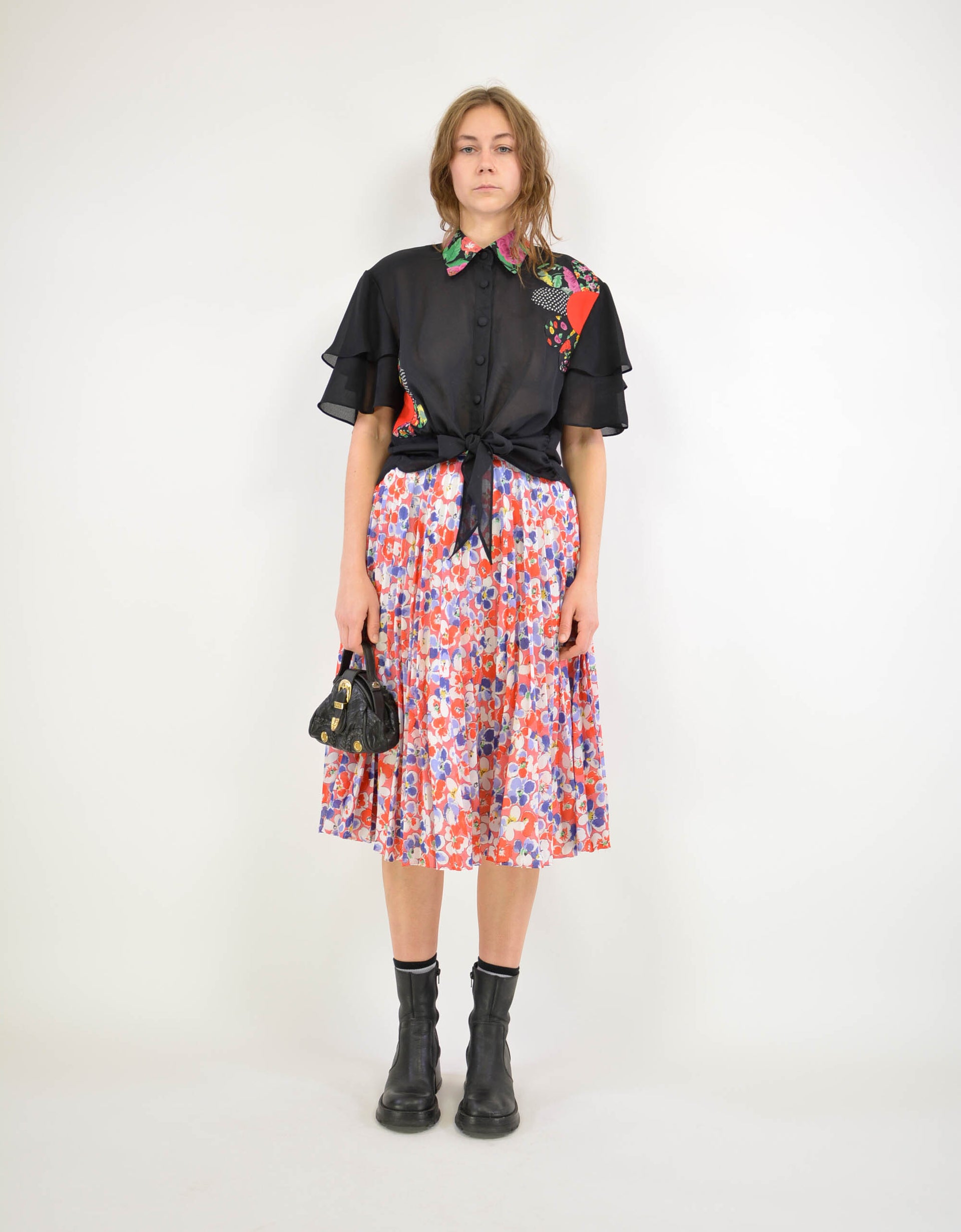 Flower skirt - PICKNWEIGHT - VINTAGE KILO STORE