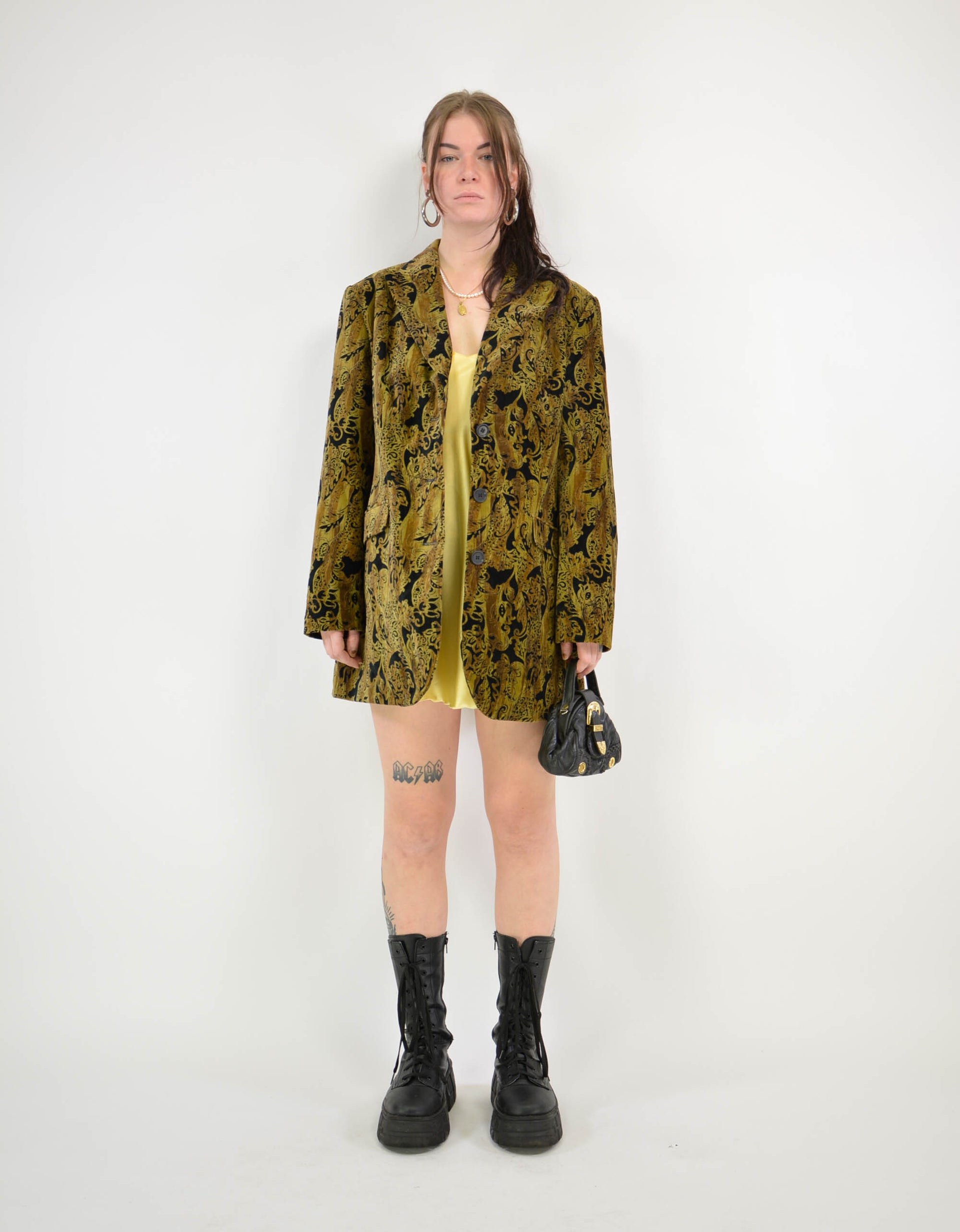 Velour blazer - PICKNWEIGHT - VINTAGE KILO STORE