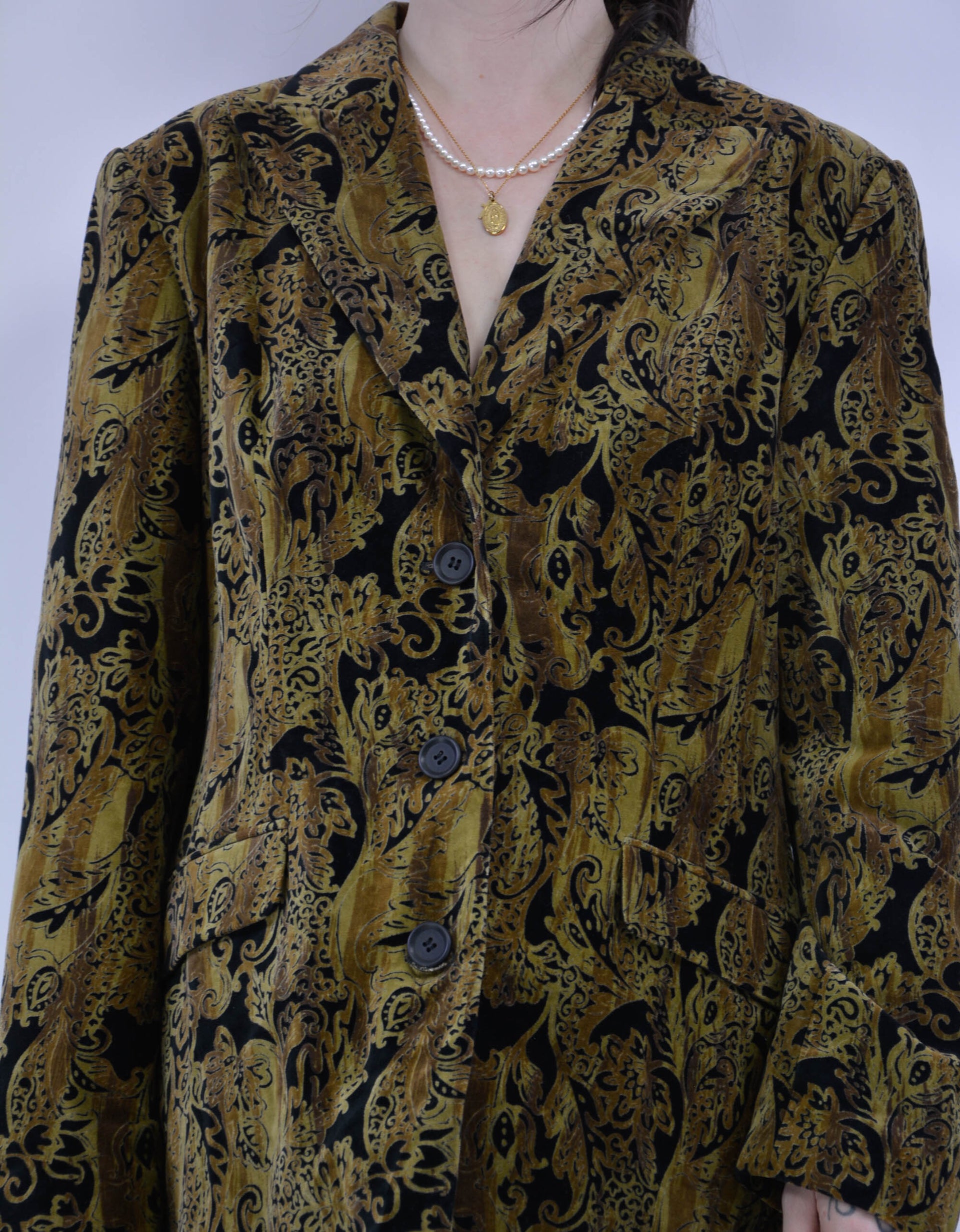Velour blazer - PICKNWEIGHT - VINTAGE KILO STORE