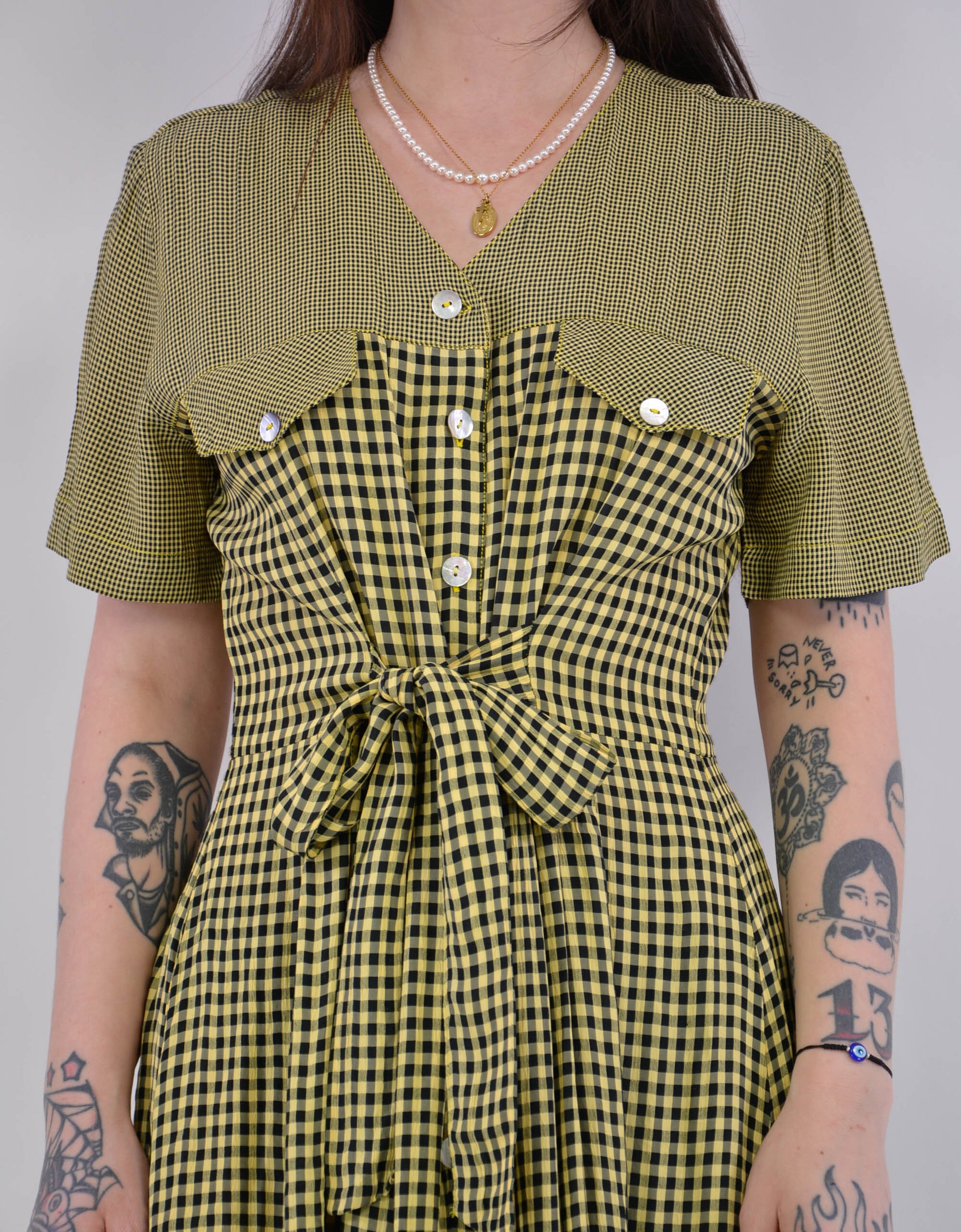 Check dress - PICKNWEIGHT - VINTAGE KILO STORE