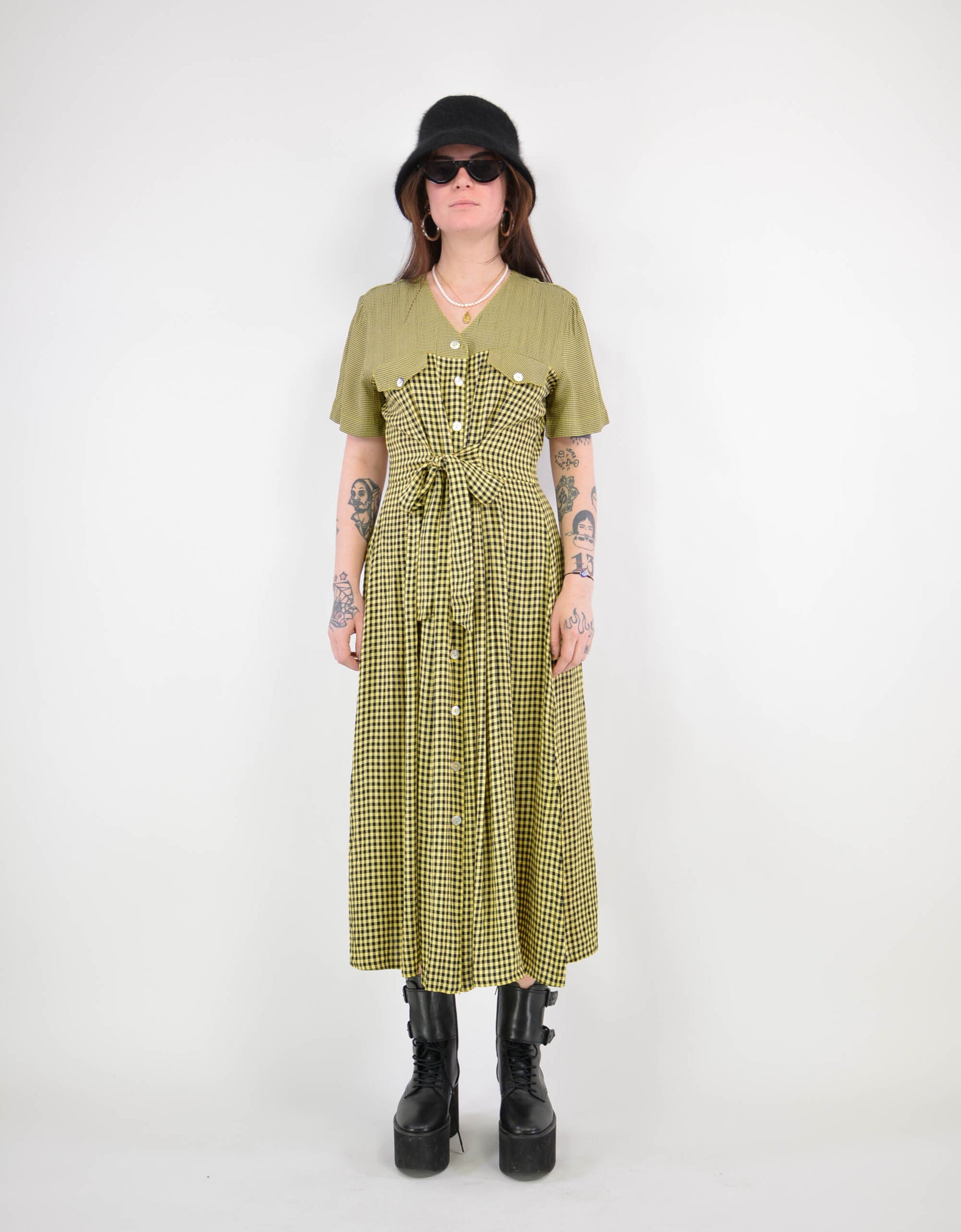 Check dress - PICKNWEIGHT - VINTAGE KILO STORE