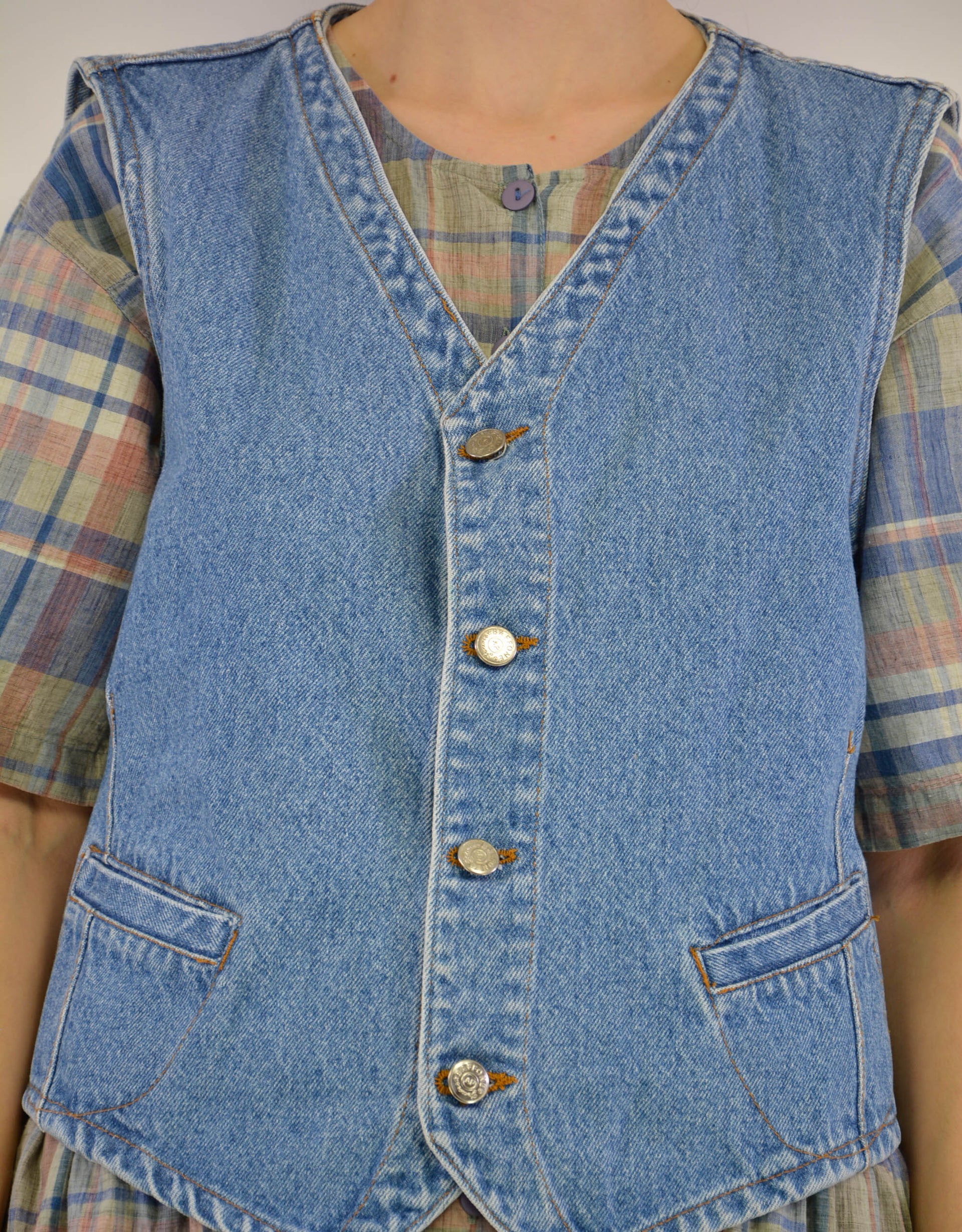 Denim vest - PICKNWEIGHT - VINTAGE KILO STORE