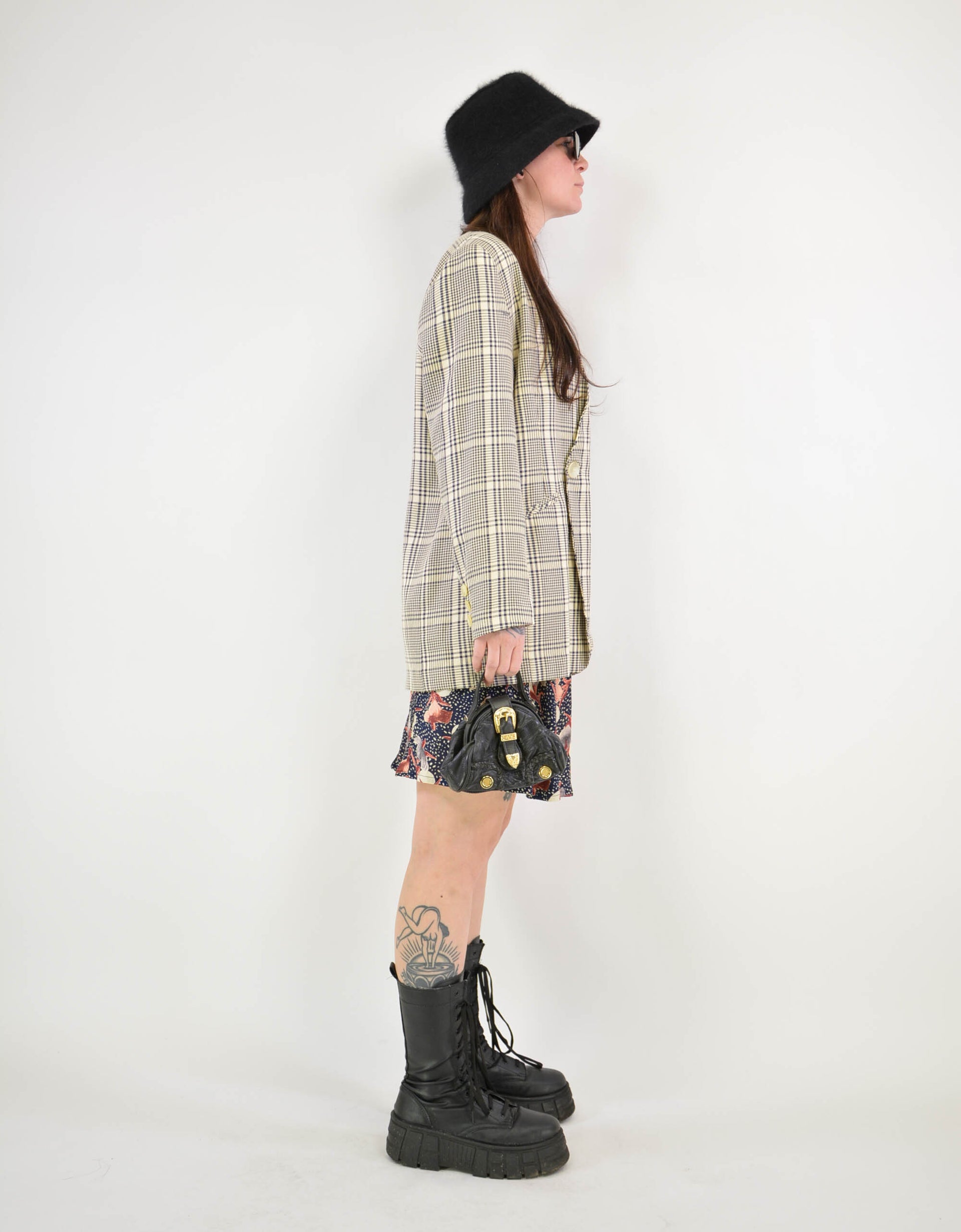 90s check blazer - PICKNWEIGHT - VINTAGE KILO STORE