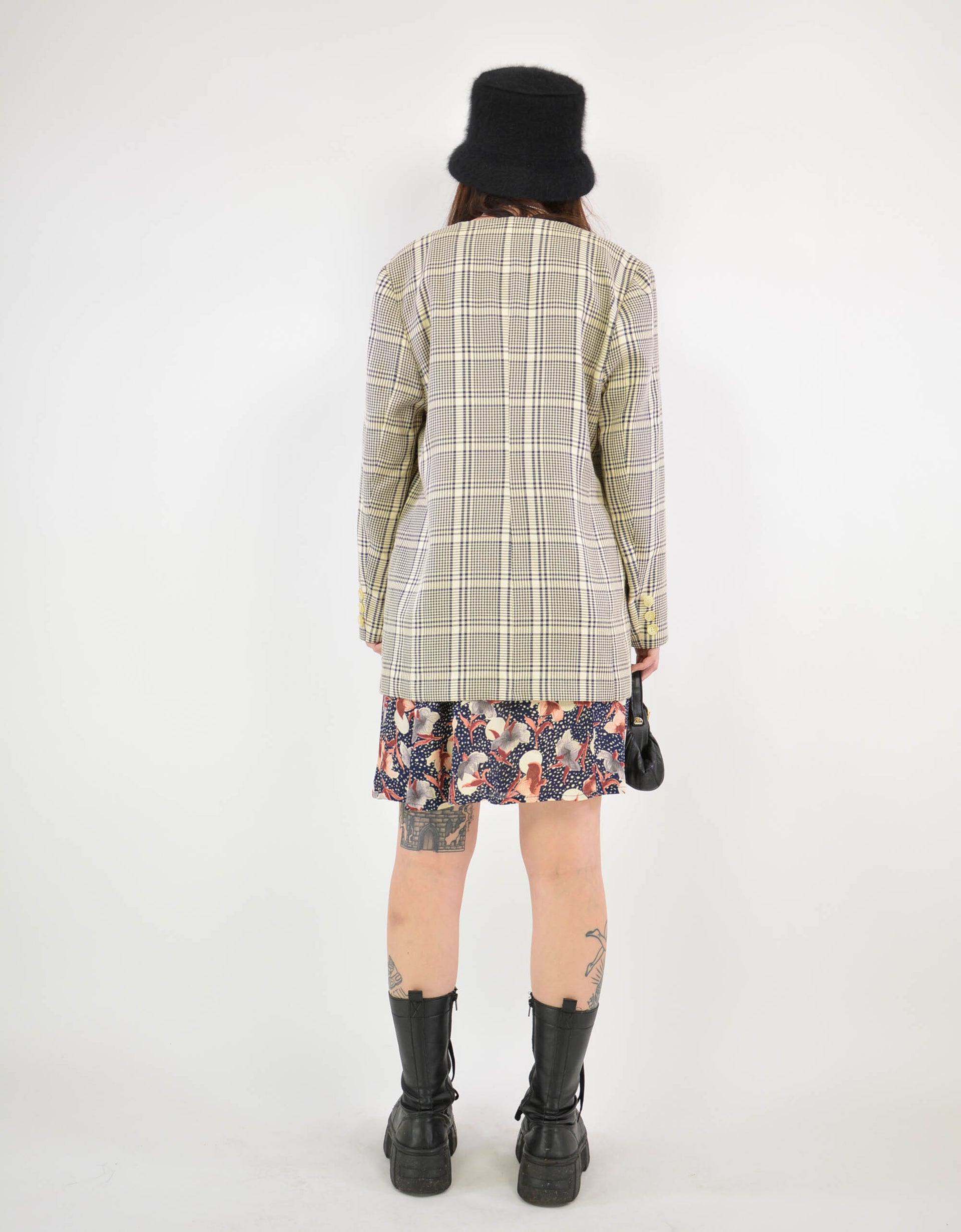 90s check blazer - PICKNWEIGHT - VINTAGE KILO STORE