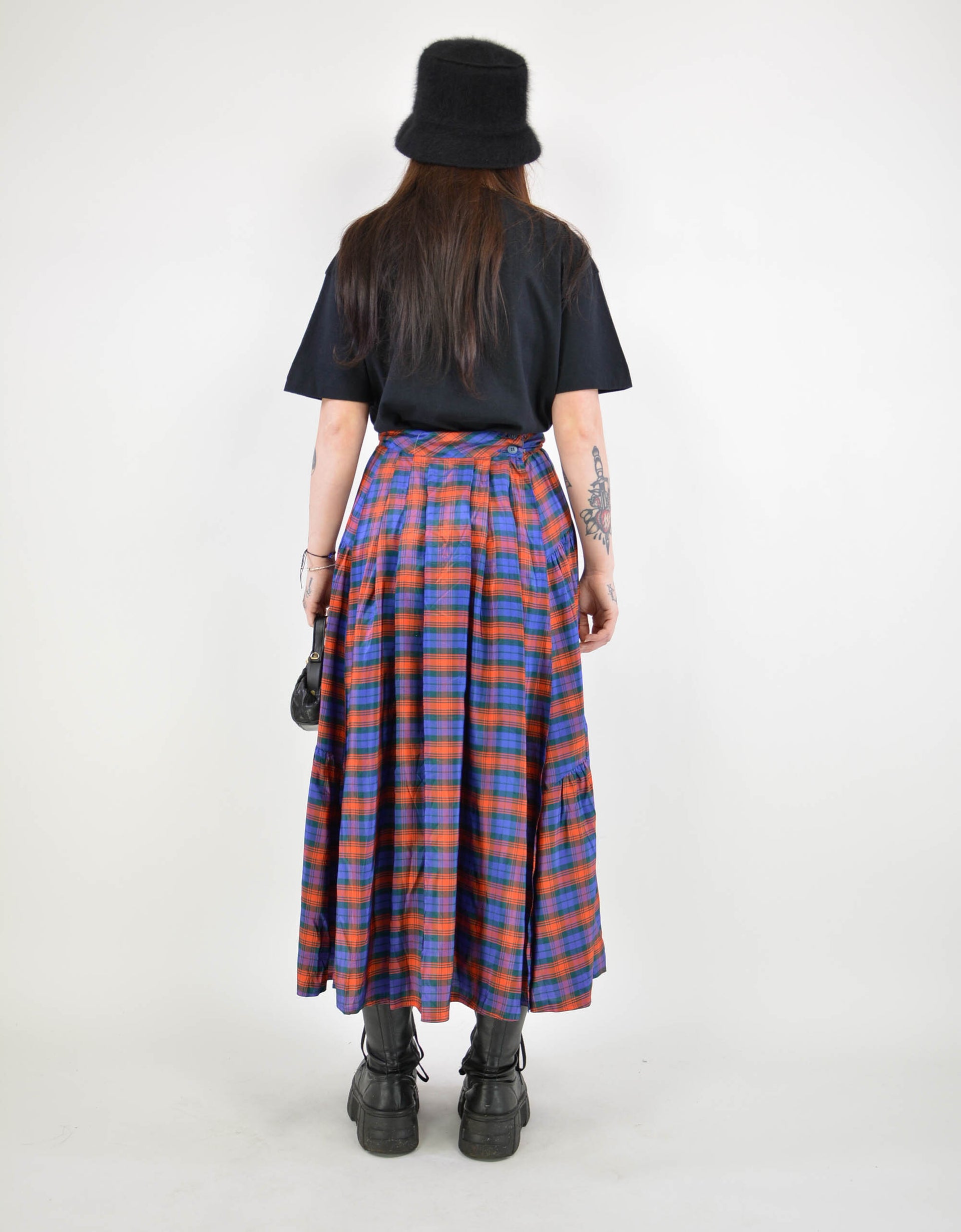 Check skirt - PICKNWEIGHT - VINTAGE KILO STORE
