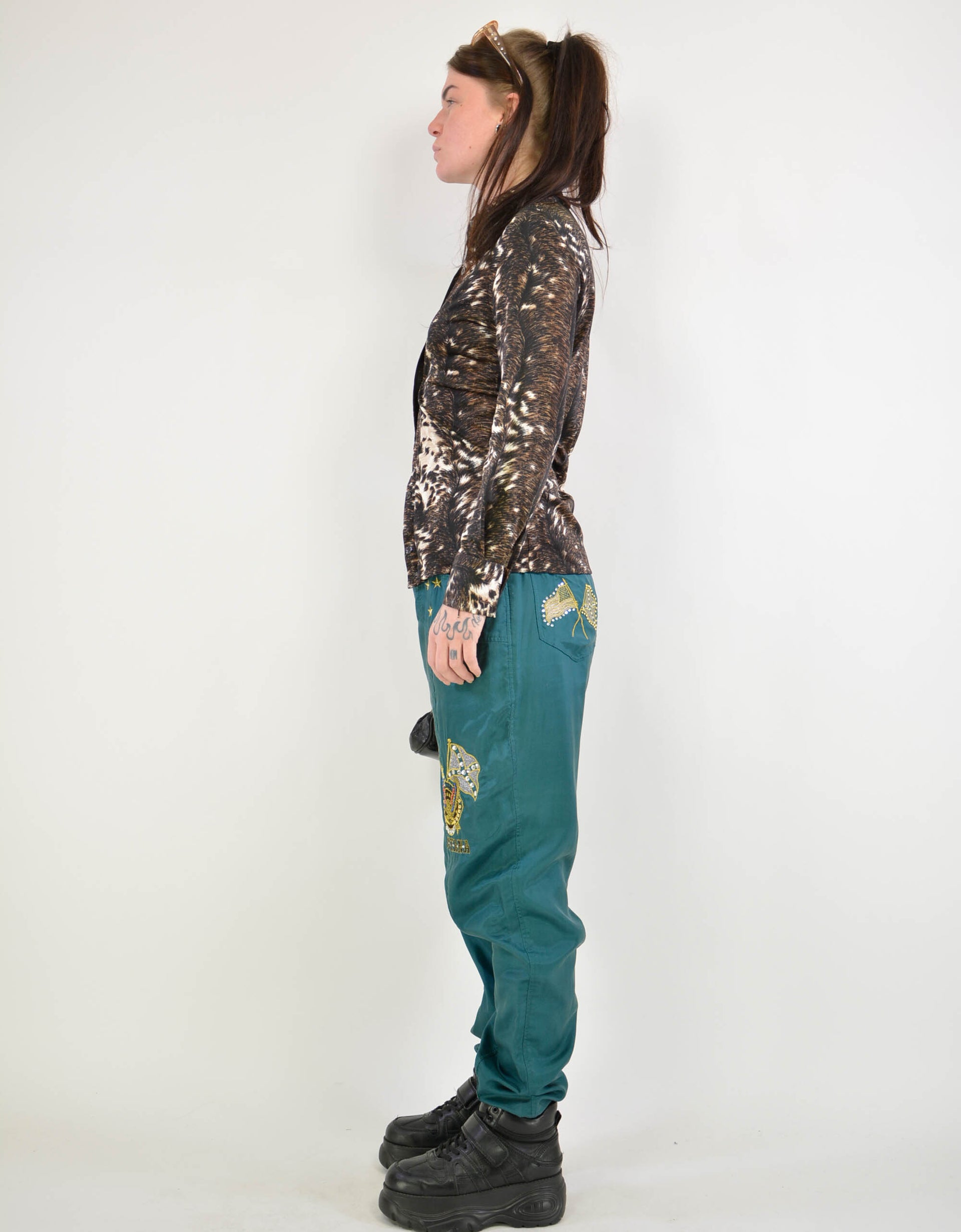 80s silk pant - PICKNWEIGHT - VINTAGE KILO STORE
