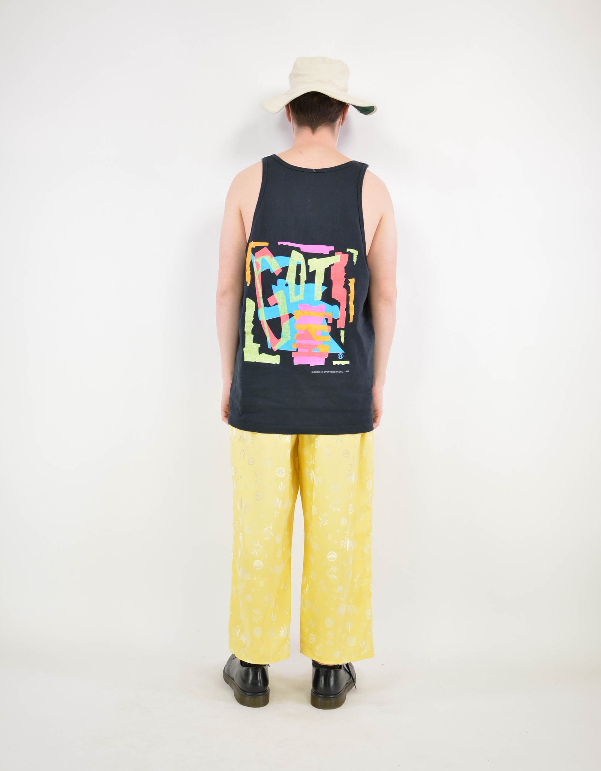 80s print tank top - PICKNWEIGHT - VINTAGE KILO STORE