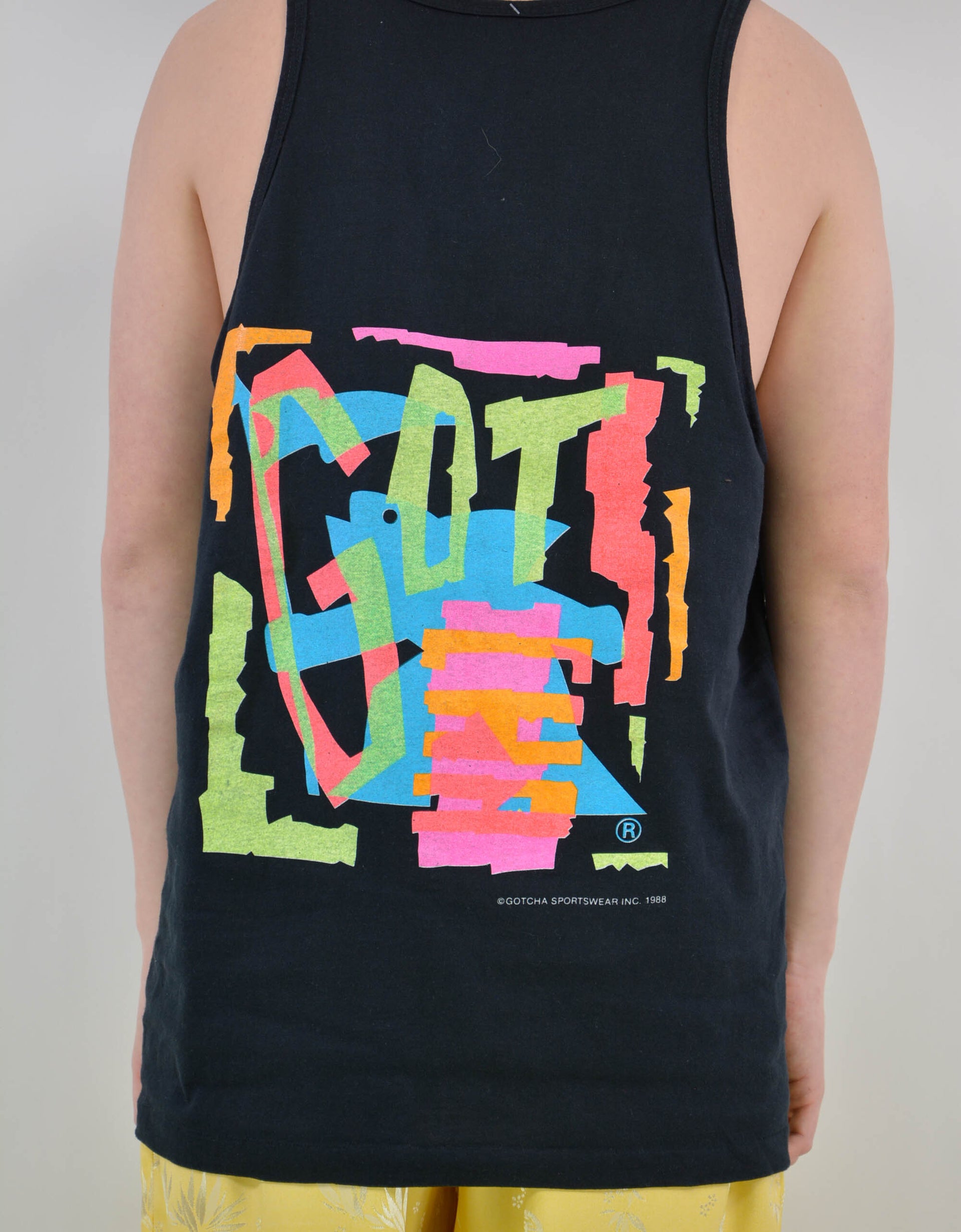 80s print tank top - PICKNWEIGHT - VINTAGE KILO STORE