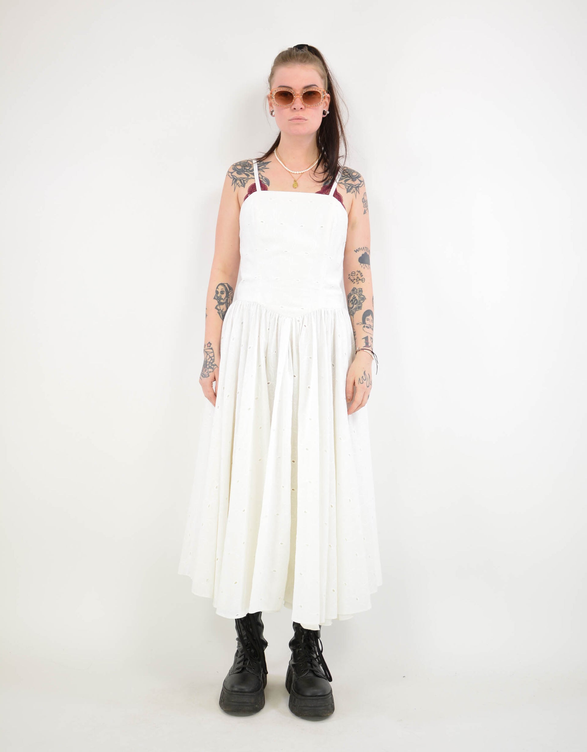 White dress - PICKNWEIGHT - VINTAGE KILO STORE