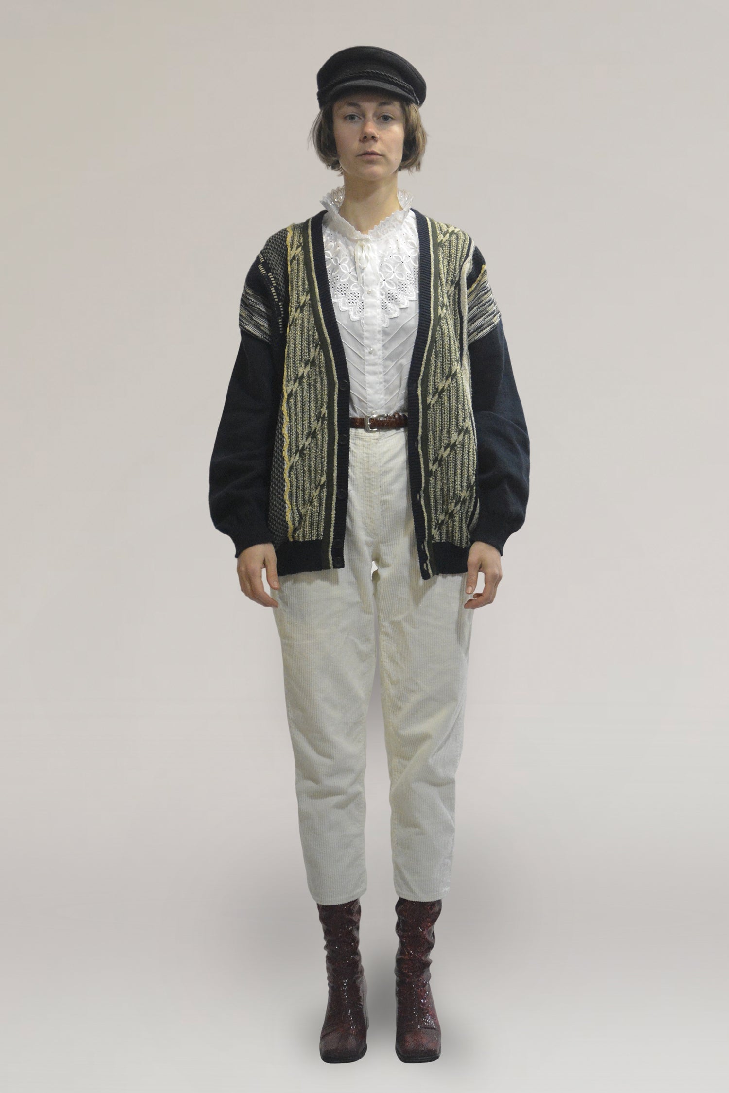 White embroidered blouse - PICKNWEIGHT - VINTAGE KILO STORE