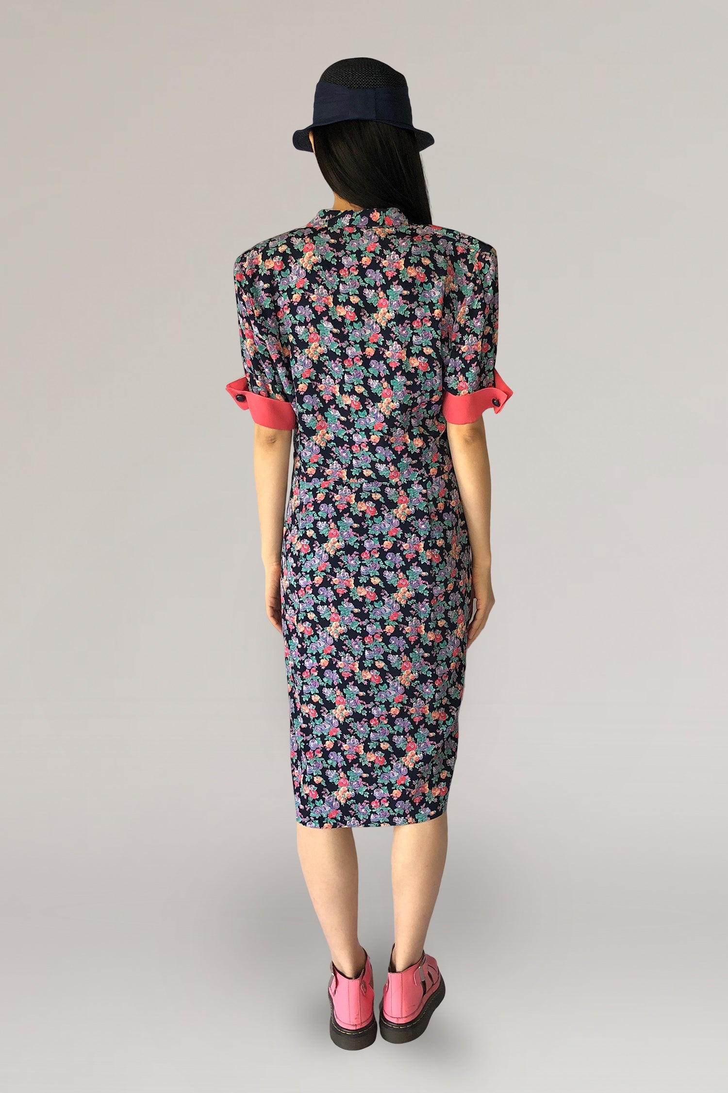 70s/80s floral dress - PICKNWEIGHT - VINTAGE KILO STORE