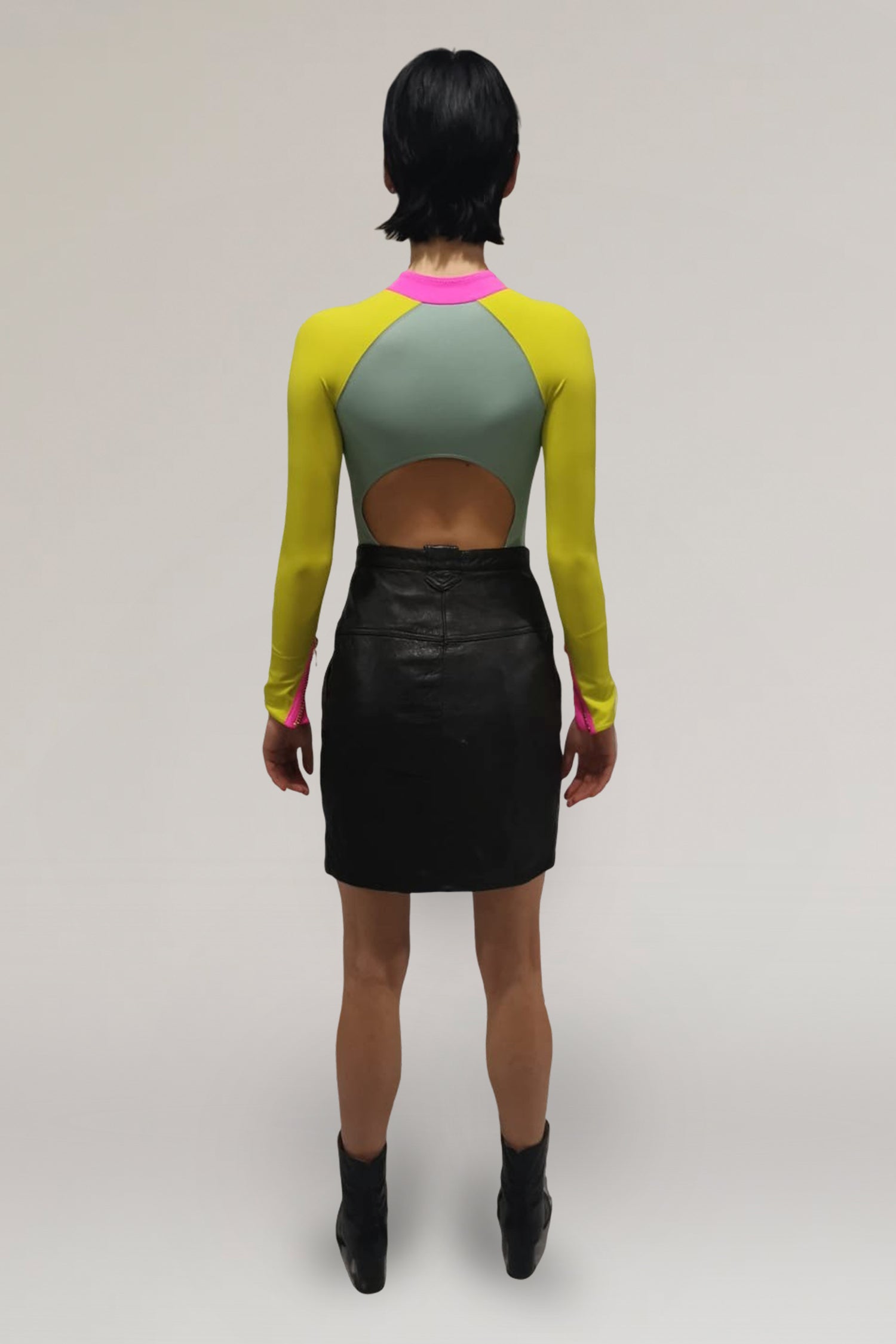 Leather skirt - PICKNWEIGHT - VINTAGE KILO STORE