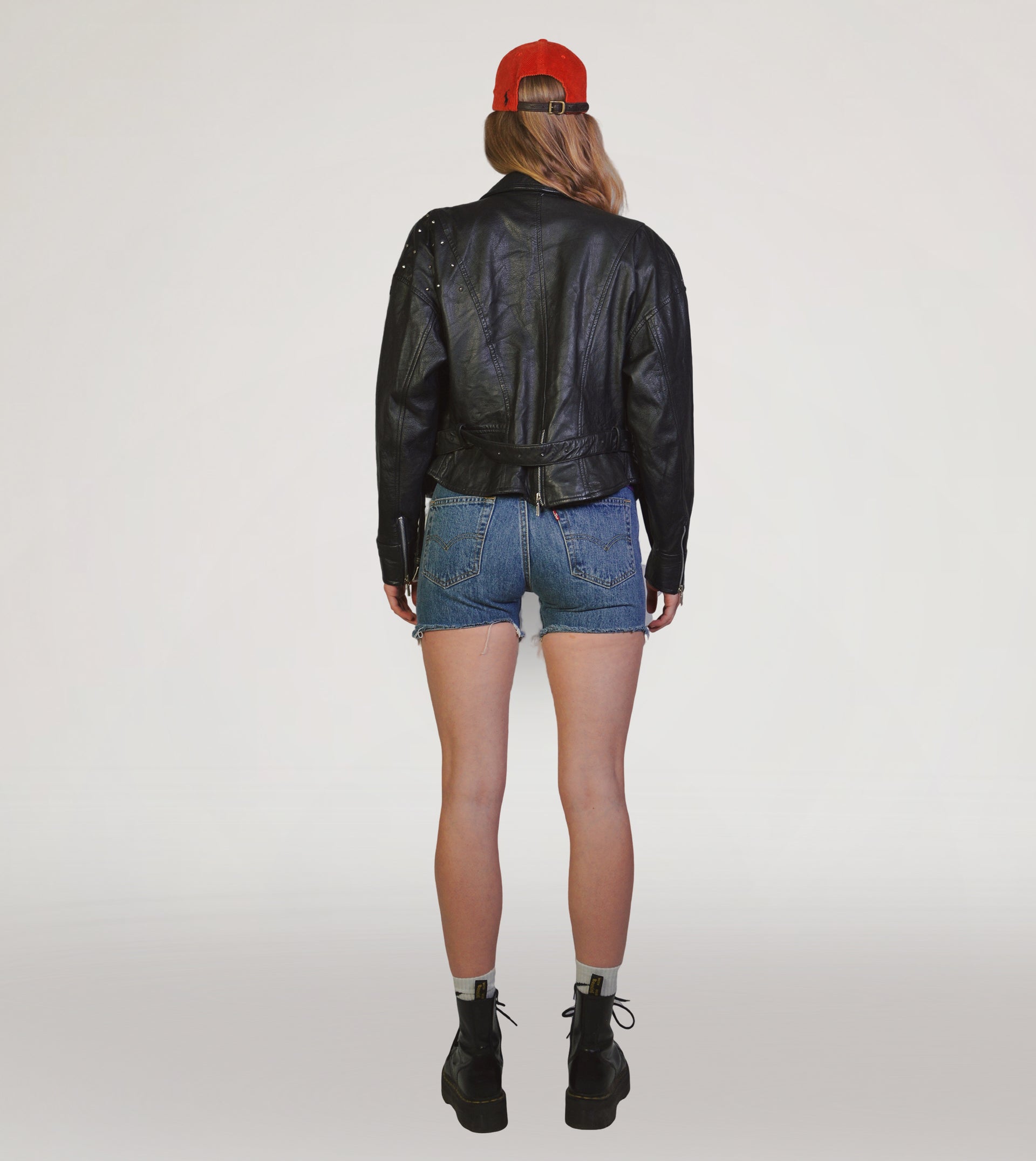 80s Leather jacket - PICKNWEIGHT - VINTAGE KILO STORE