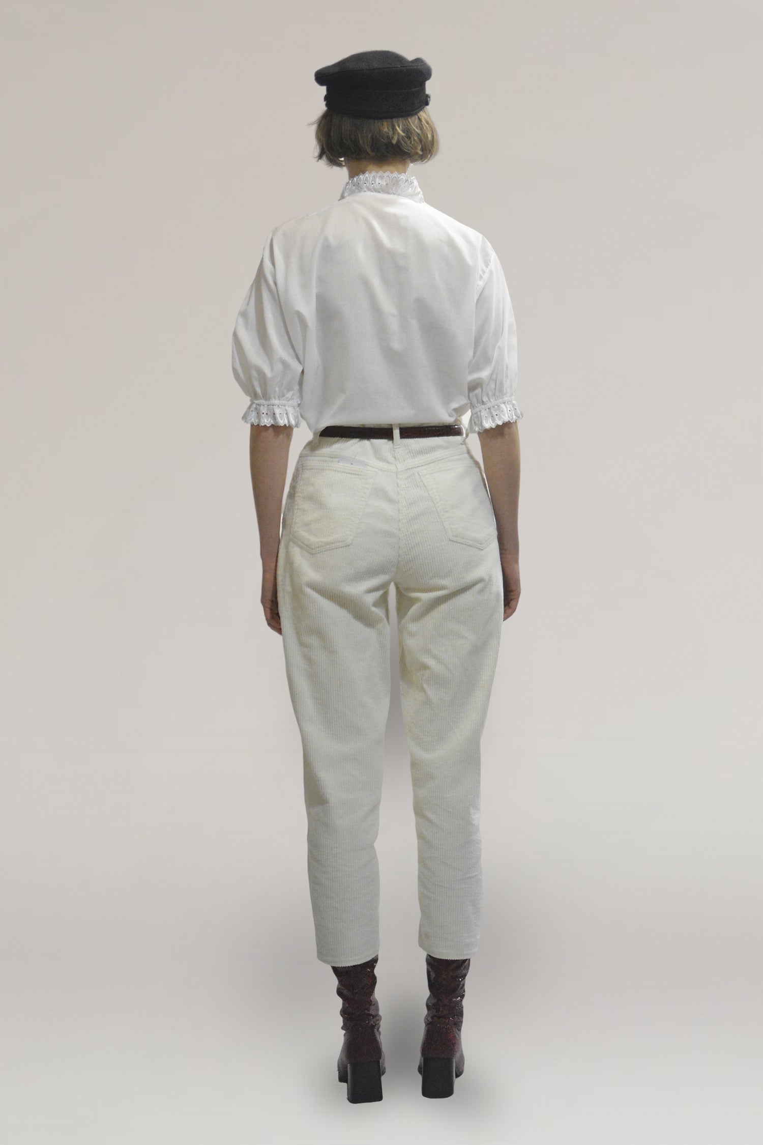 White embroidered blouse - PICKNWEIGHT - VINTAGE KILO STORE
