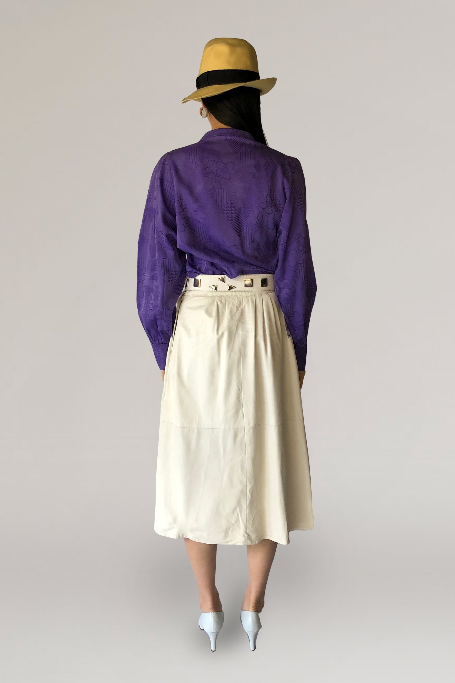 Purple blouse - PICKNWEIGHT - VINTAGE KILO STORE