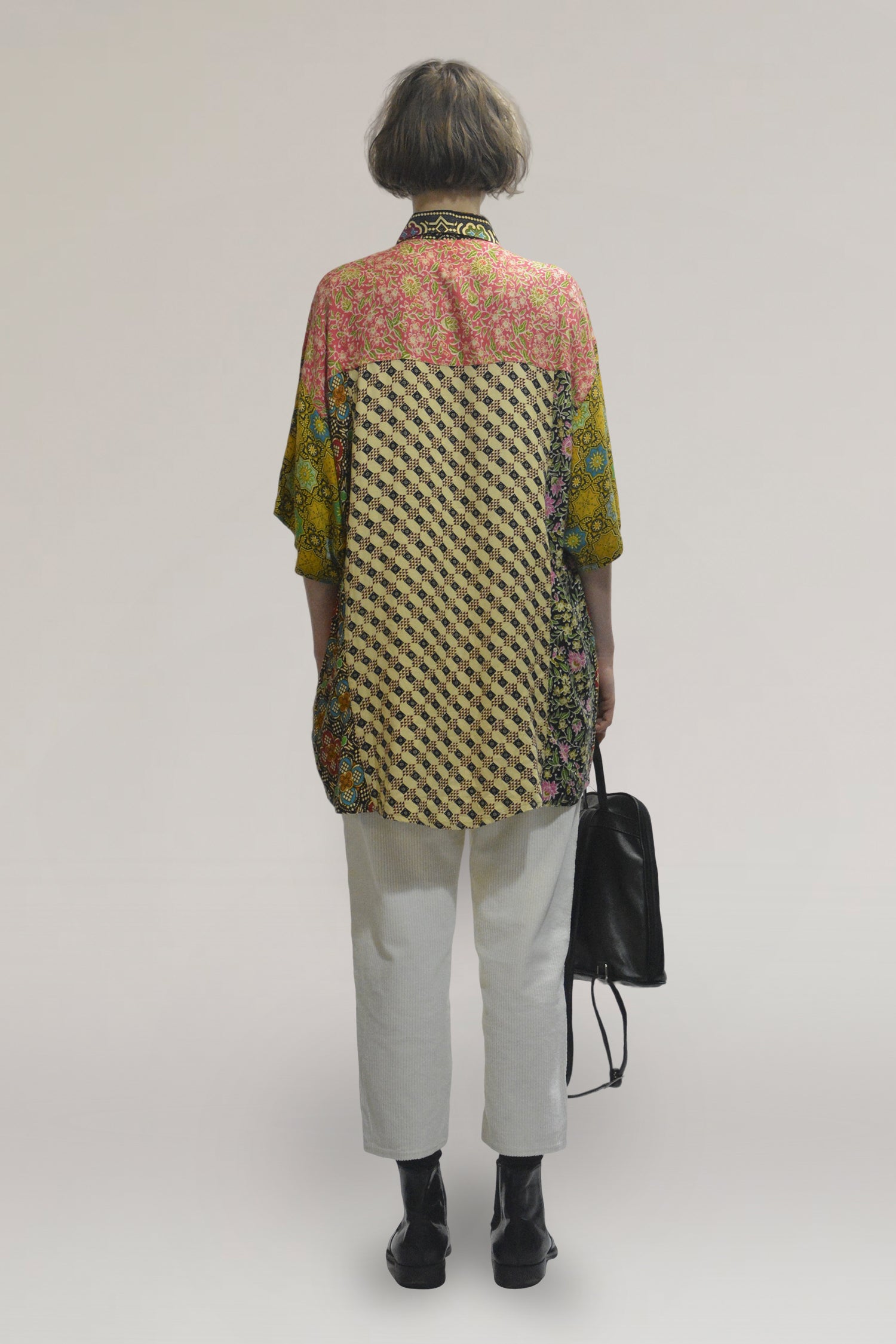 90s print shirt - PICKNWEIGHT - VINTAGE KILO STORE