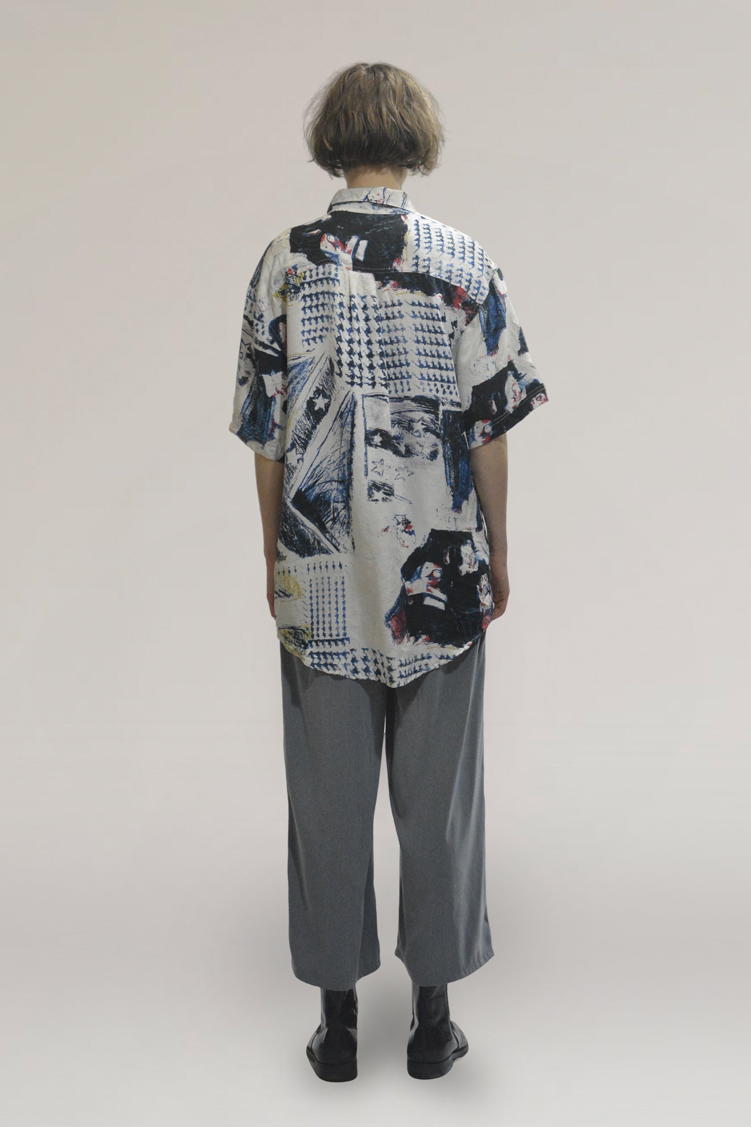 80s print shirt - PICKNWEIGHT - VINTAGE KILO STORE