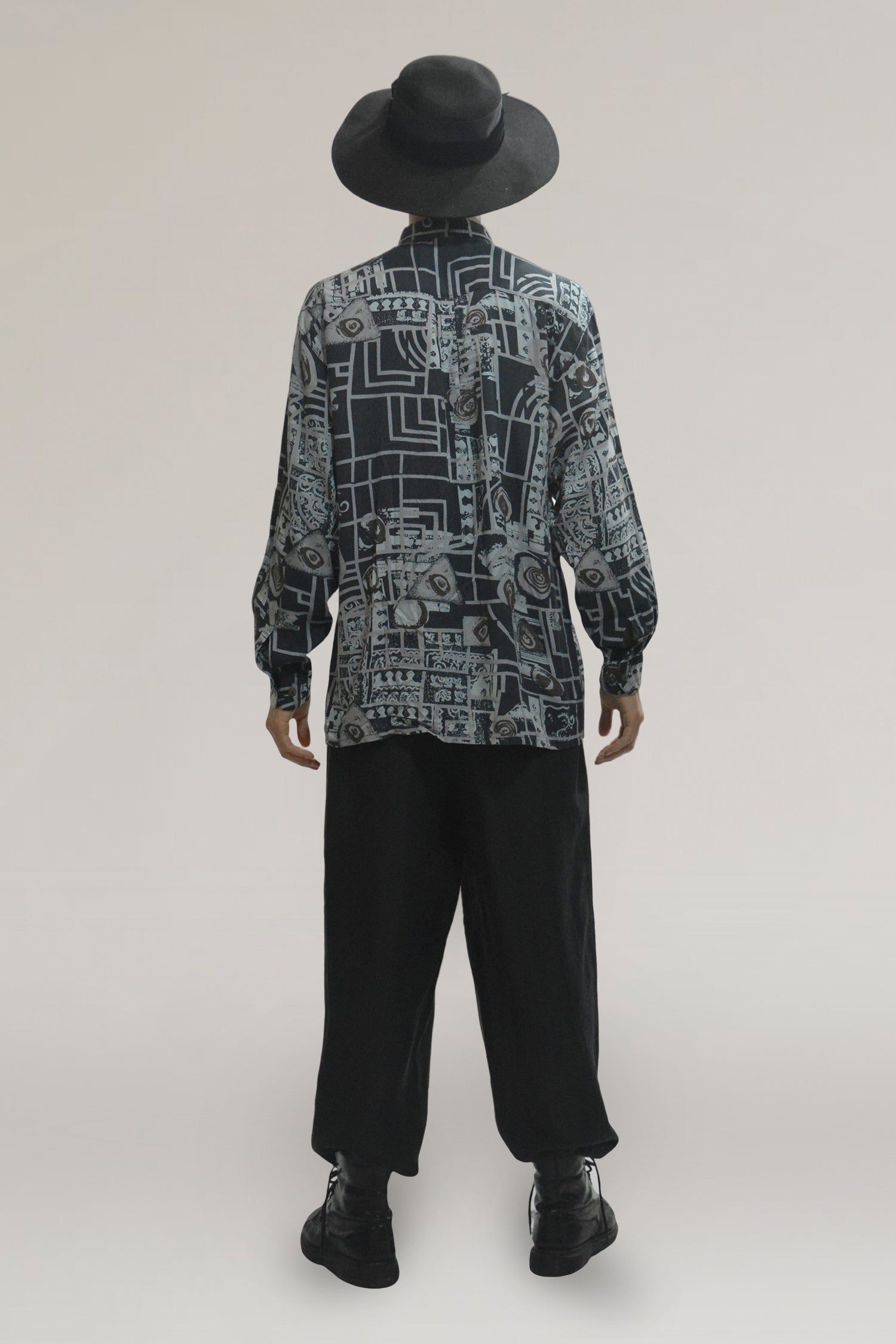 80s print shirt - PICKNWEIGHT - VINTAGE KILO STORE