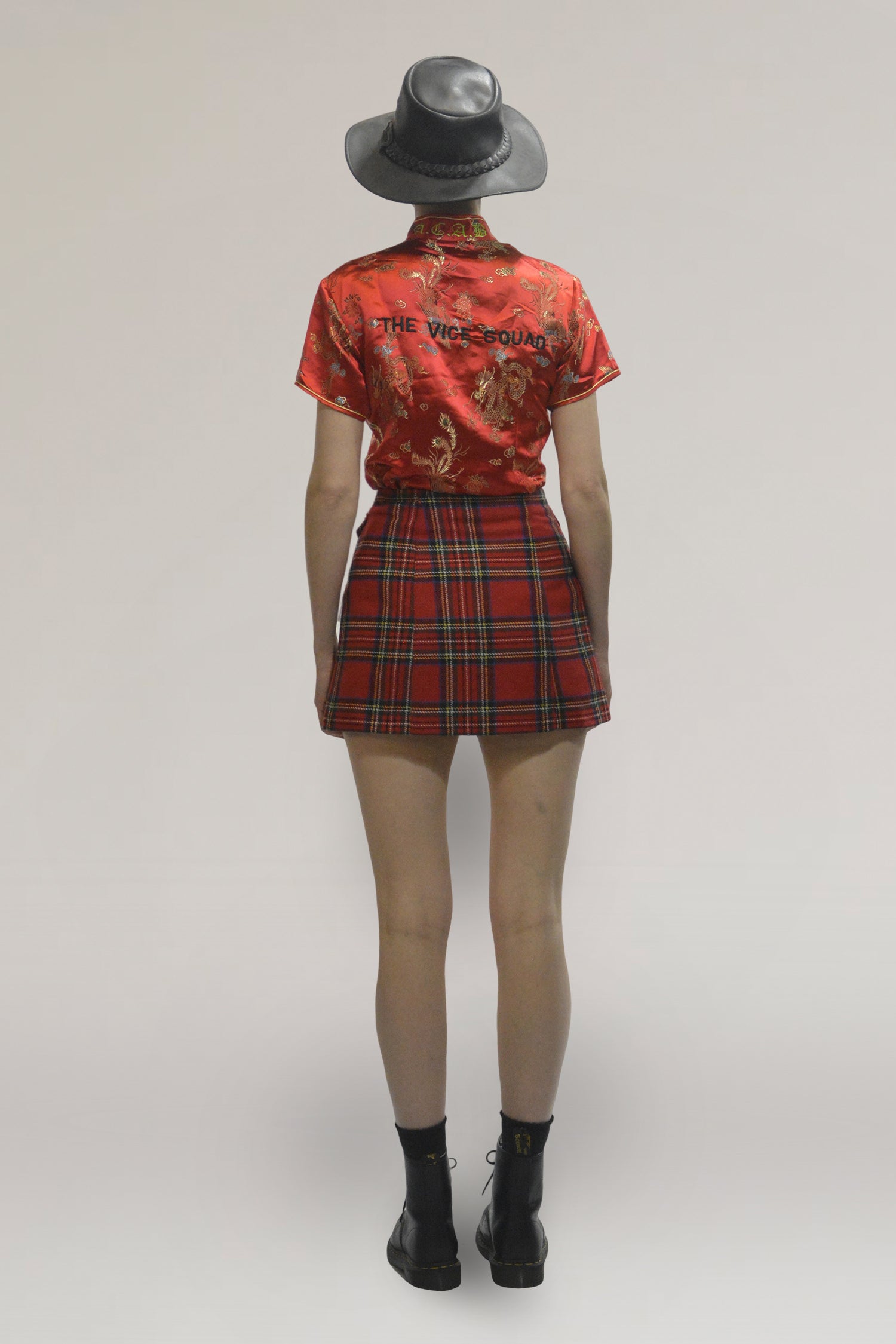 Tartan mini skirt - PICKNWEIGHT - VINTAGE KILO STORE