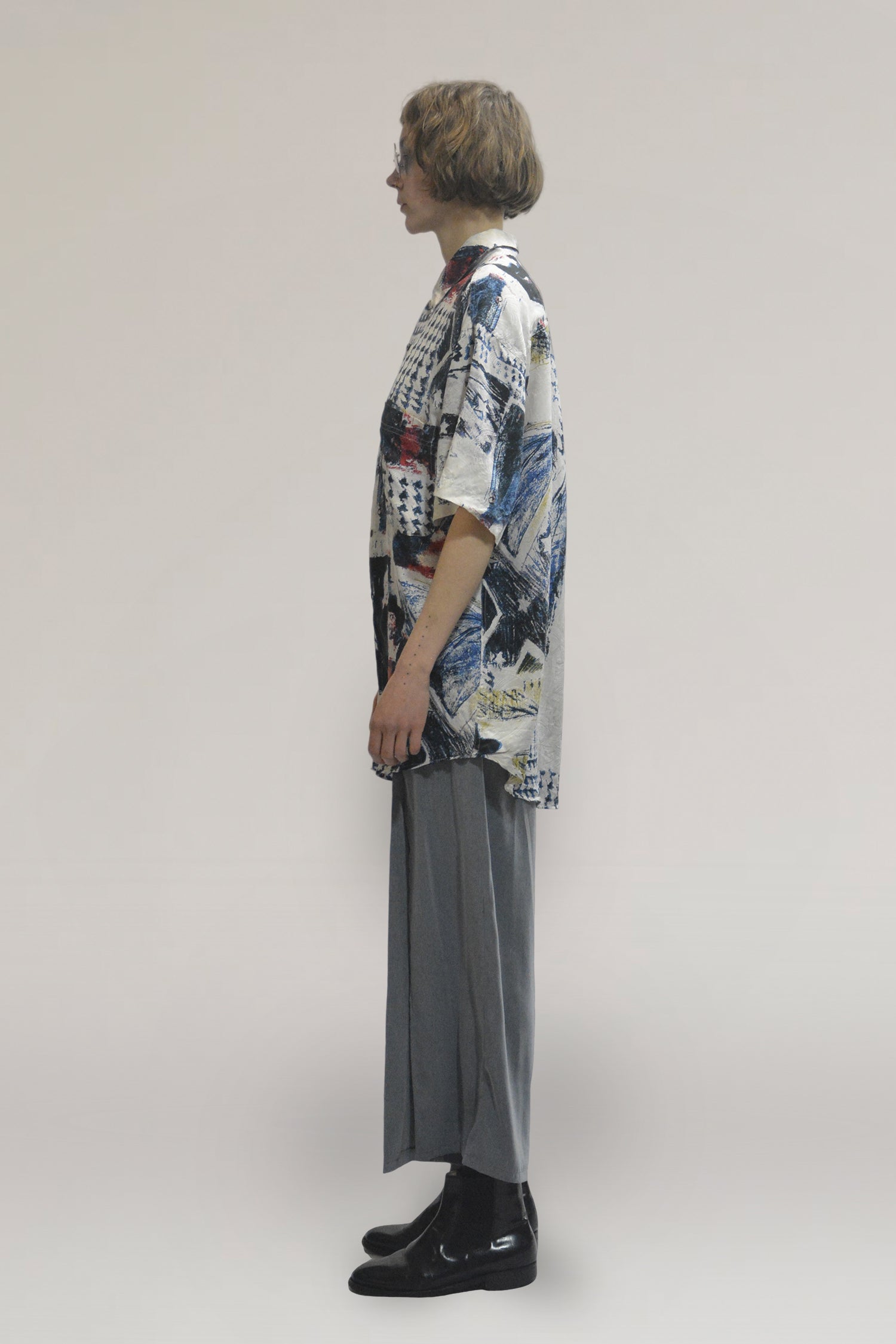 80s print shirt - PICKNWEIGHT - VINTAGE KILO STORE