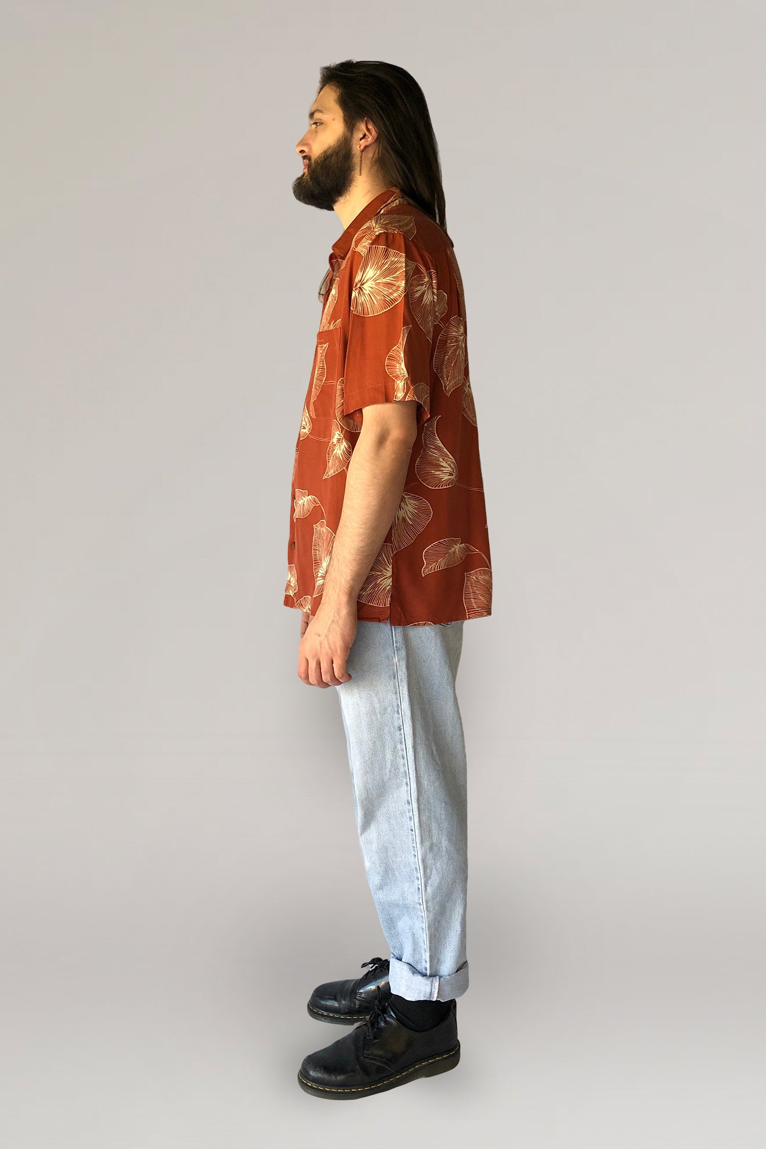 90s print shirt - PICKNWEIGHT - VINTAGE KILO STORE