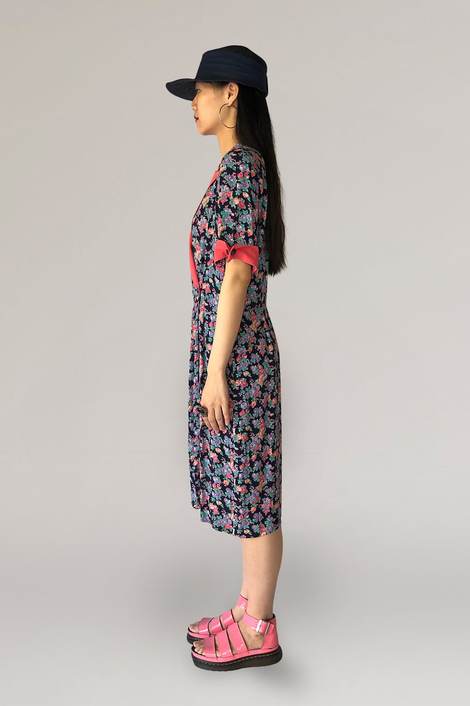 70s/80s floral dress - PICKNWEIGHT - VINTAGE KILO STORE