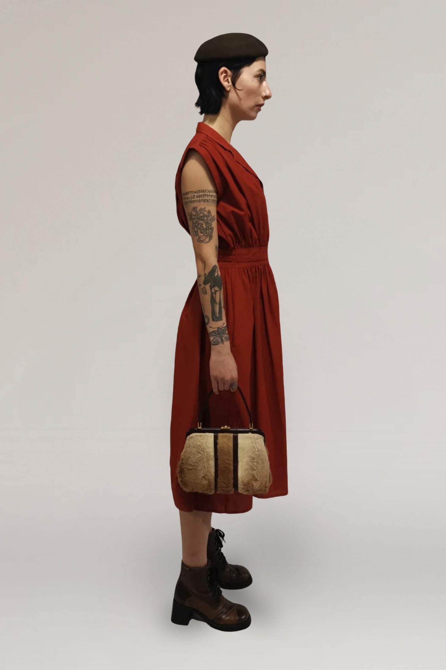 Red dress - PICKNWEIGHT - VINTAGE KILO STORE