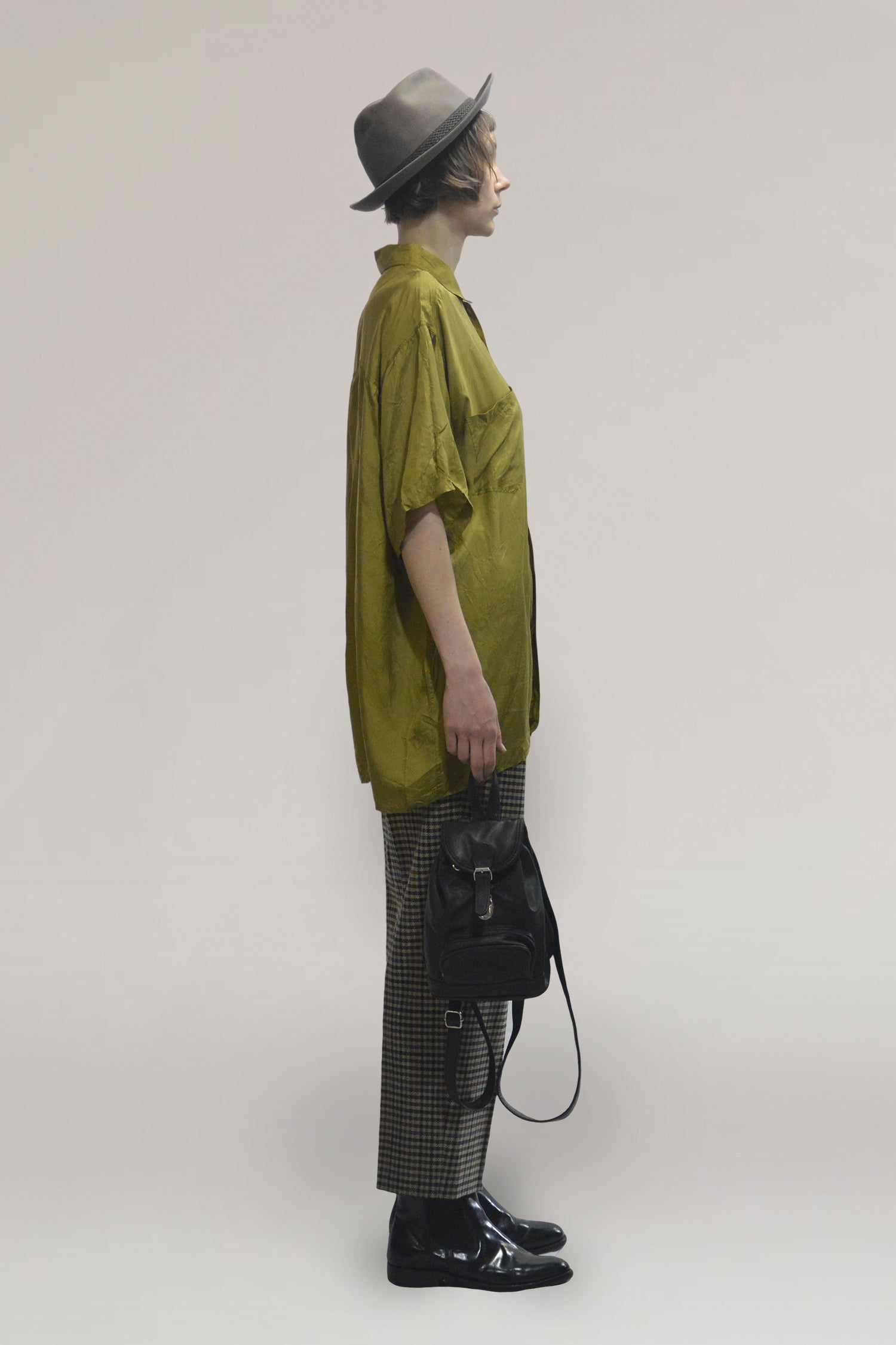Green silk shirt - PICKNWEIGHT - VINTAGE KILO STORE