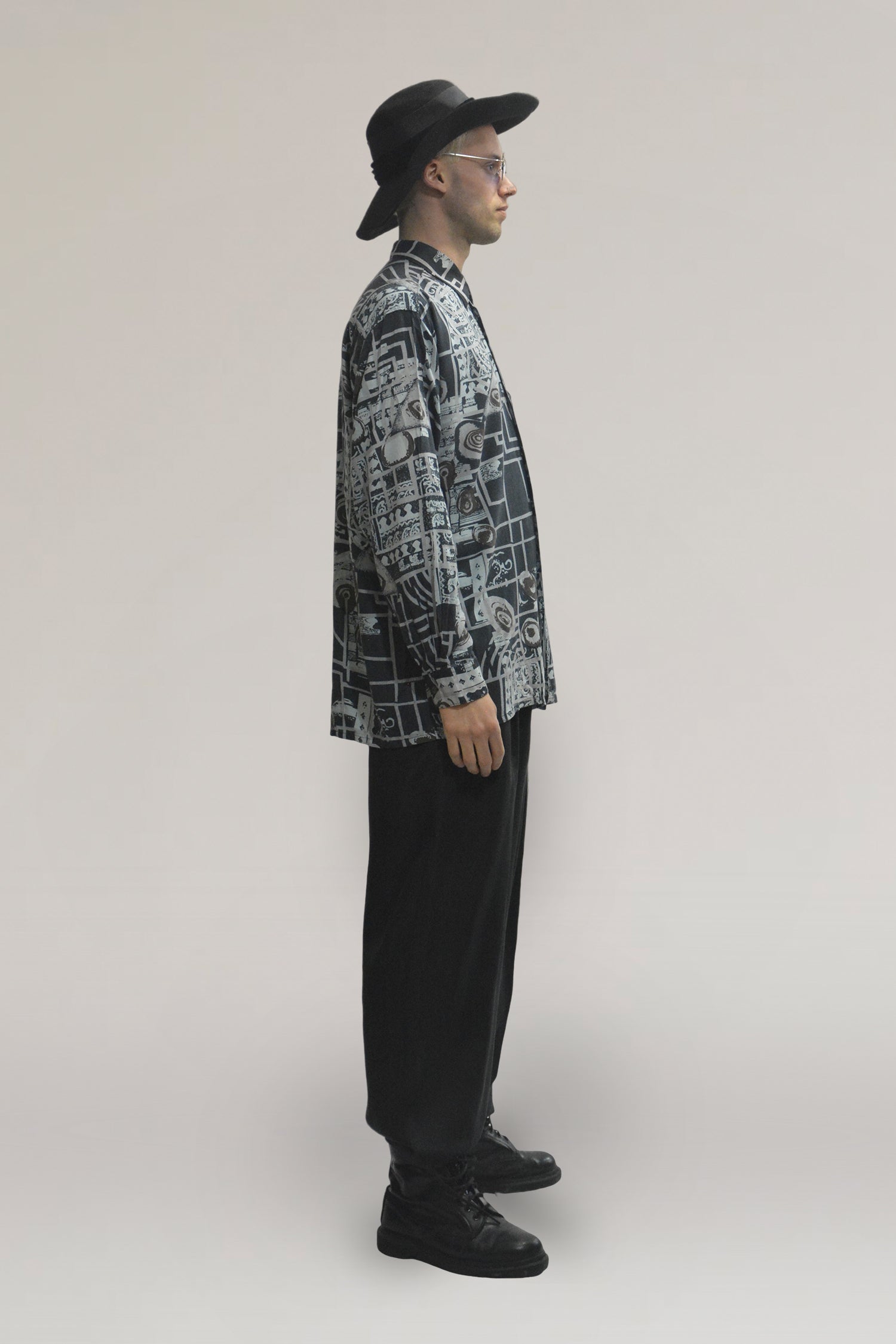 80s print shirt - PICKNWEIGHT - VINTAGE KILO STORE