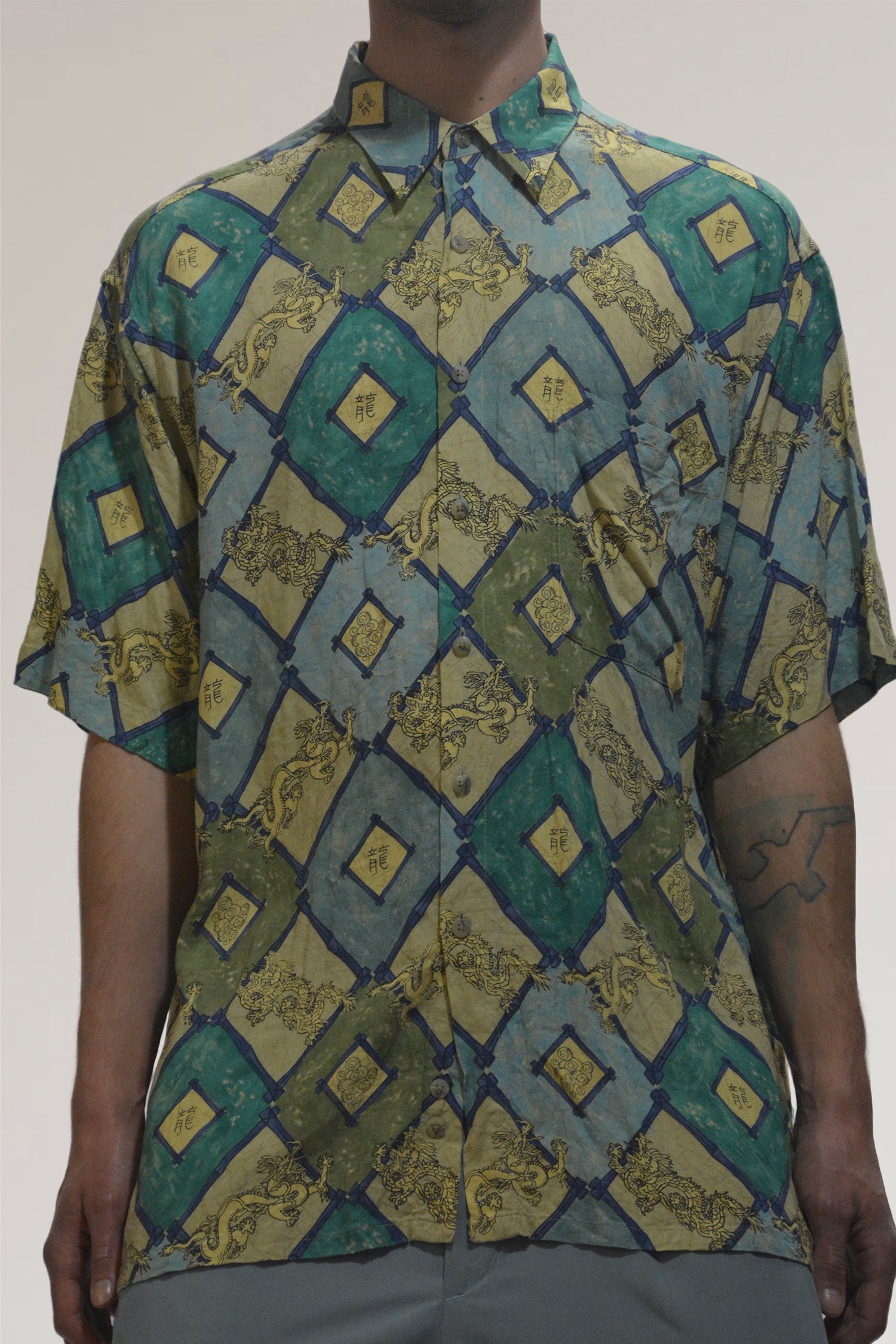 90s silk shirt - PICKNWEIGHT - VINTAGE KILO STORE