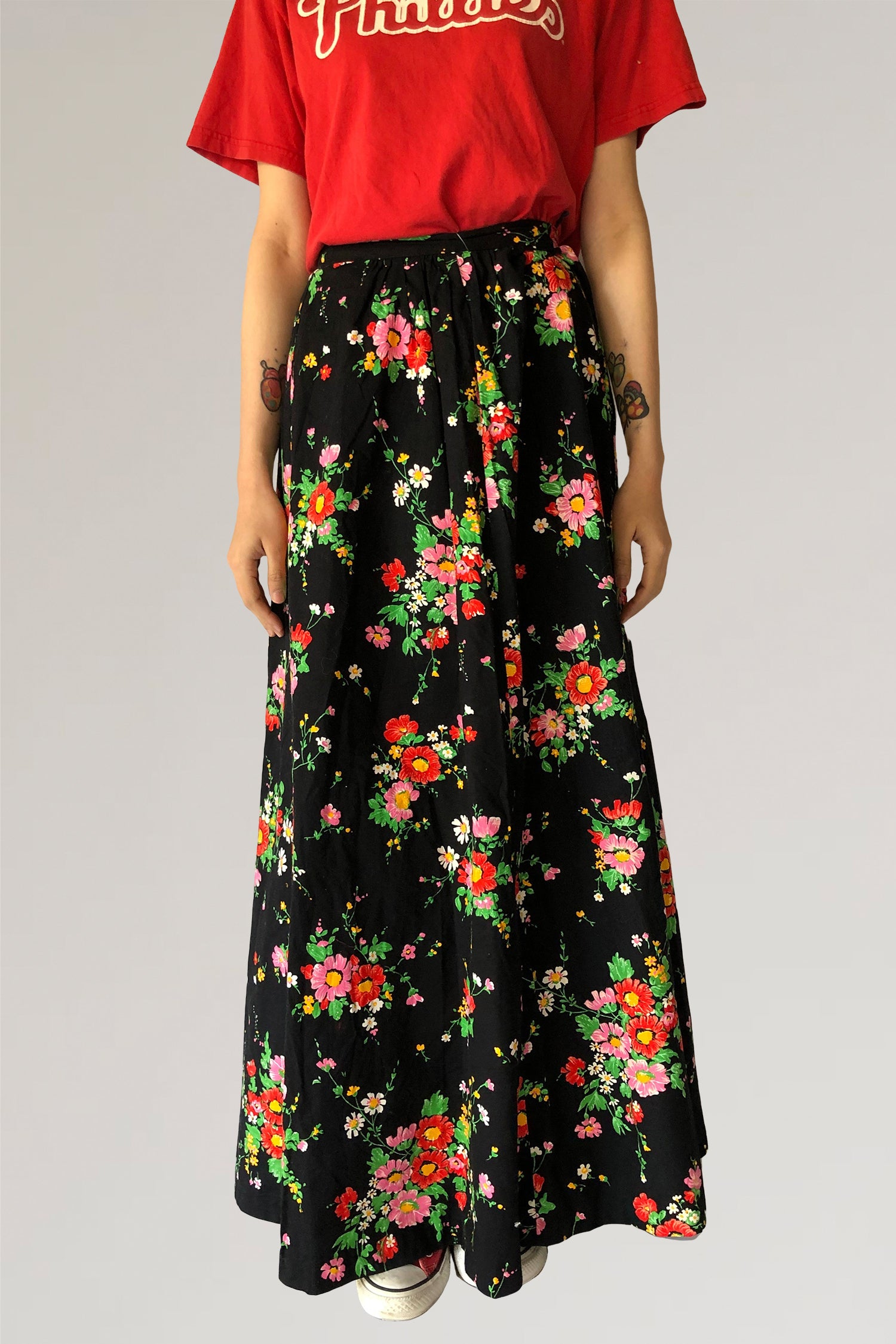 Floral skirt - PICKNWEIGHT - VINTAGE KILO STORE