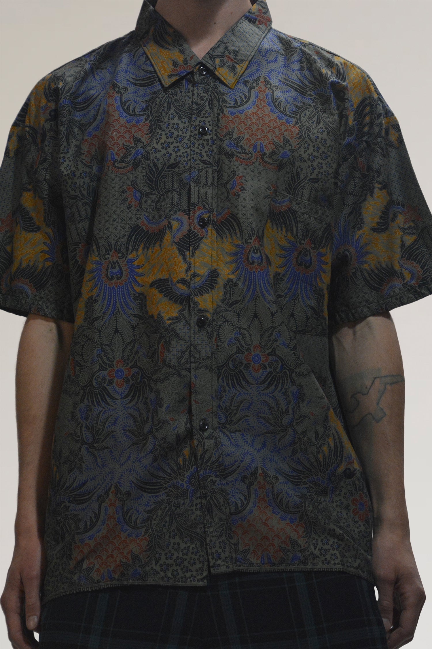 90s print shirt - PICKNWEIGHT - VINTAGE KILO STORE