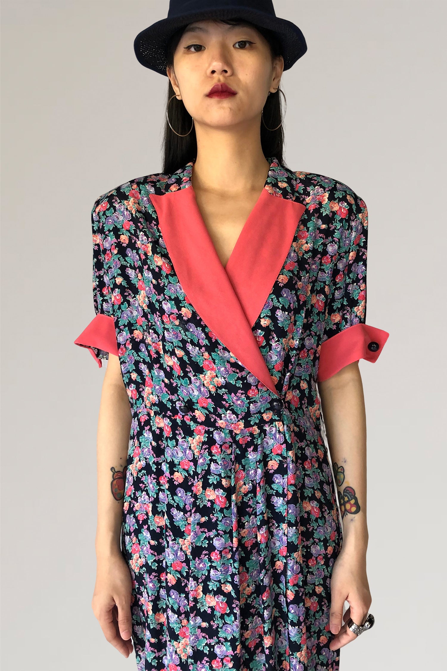 70s/80s floral dress - PICKNWEIGHT - VINTAGE KILO STORE