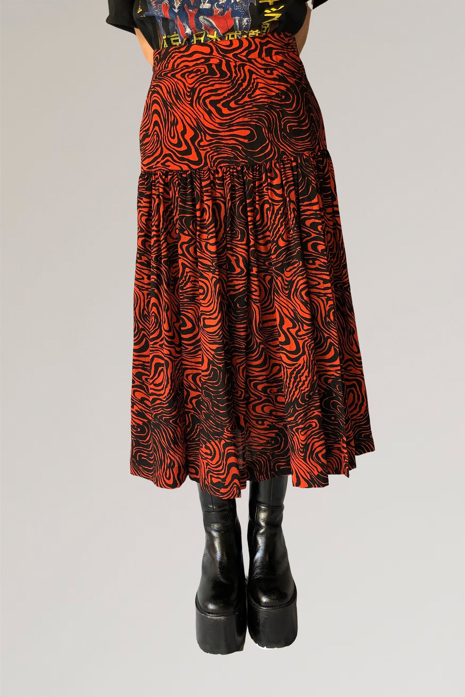 Printed skirt - PICKNWEIGHT - VINTAGE KILO STORE