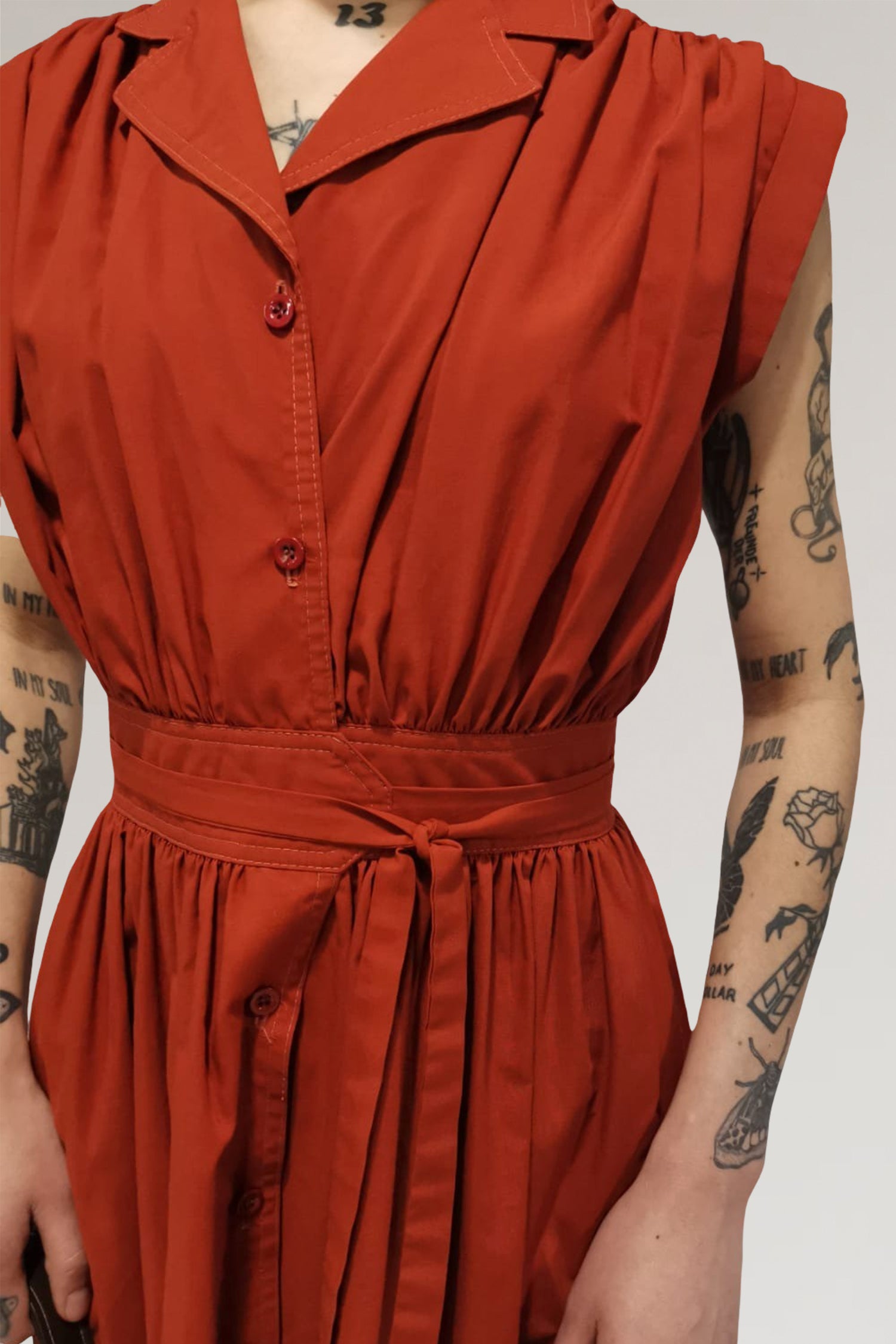 Red dress - PICKNWEIGHT - VINTAGE KILO STORE