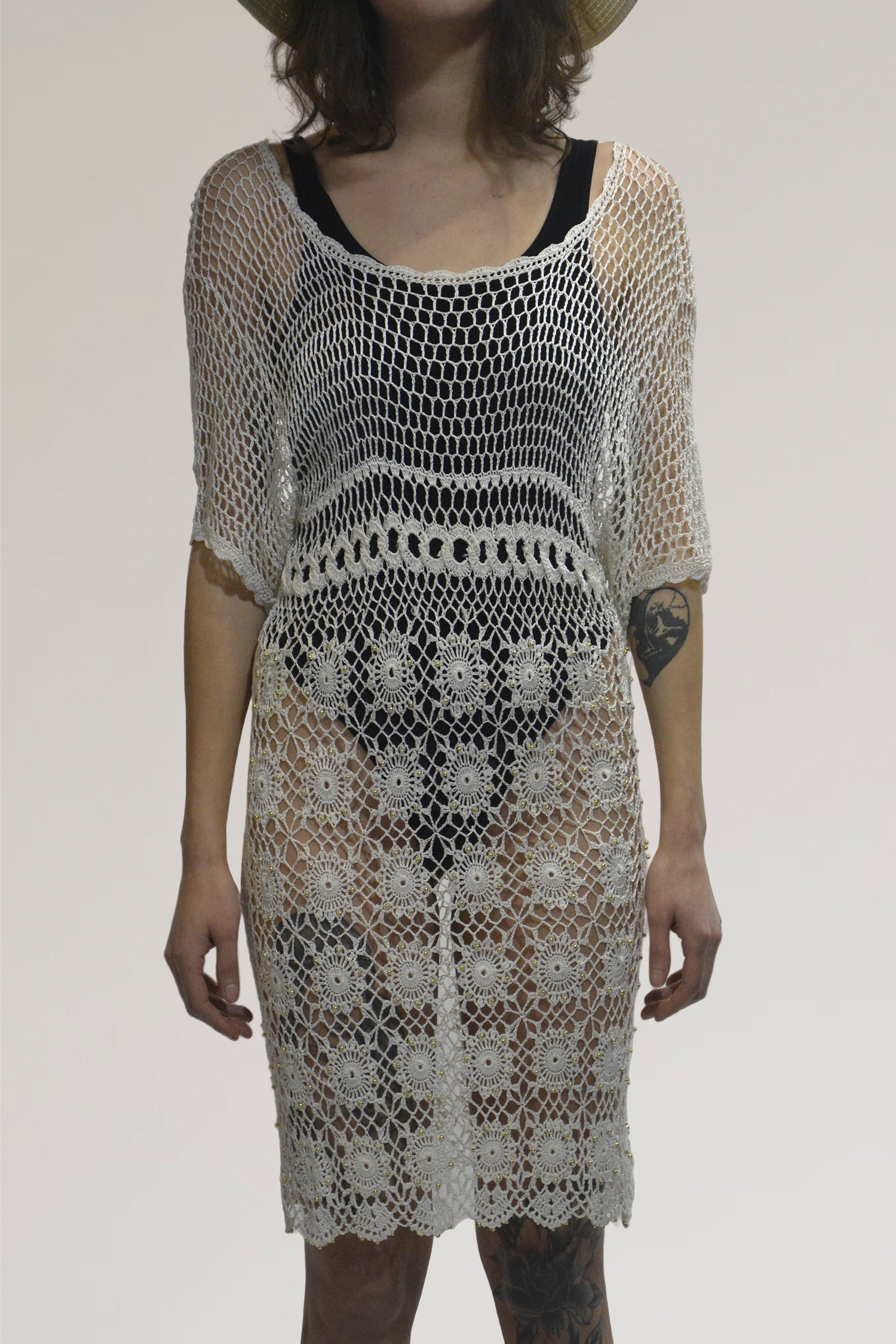 White hippie dress - PICKNWEIGHT - VINTAGE KILO STORE