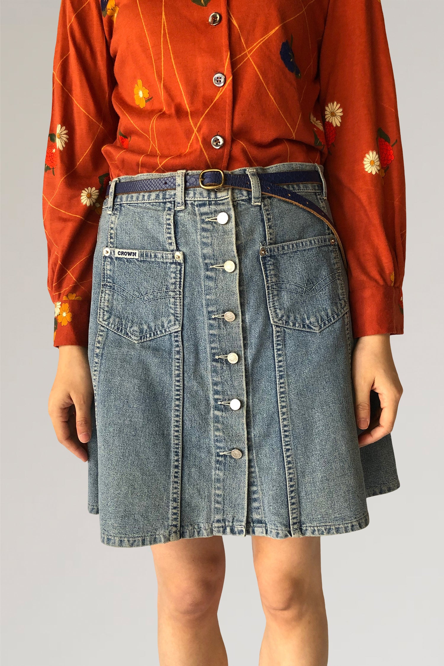 90s denim skirt - PICKNWEIGHT - VINTAGE KILO STORE