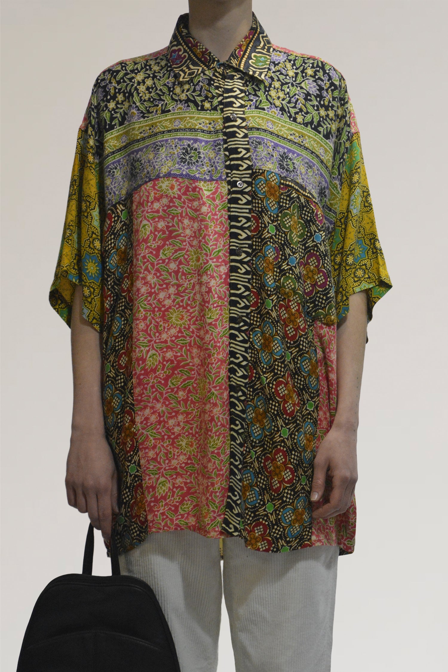 90s print shirt - PICKNWEIGHT - VINTAGE KILO STORE